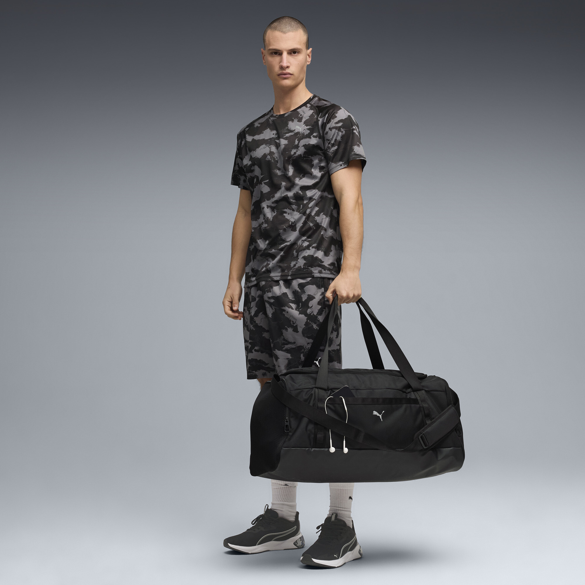 PUMA PWRTRAIN trainings-T-shirt voor Heren, Zwart, Maat XS thumbnail 2