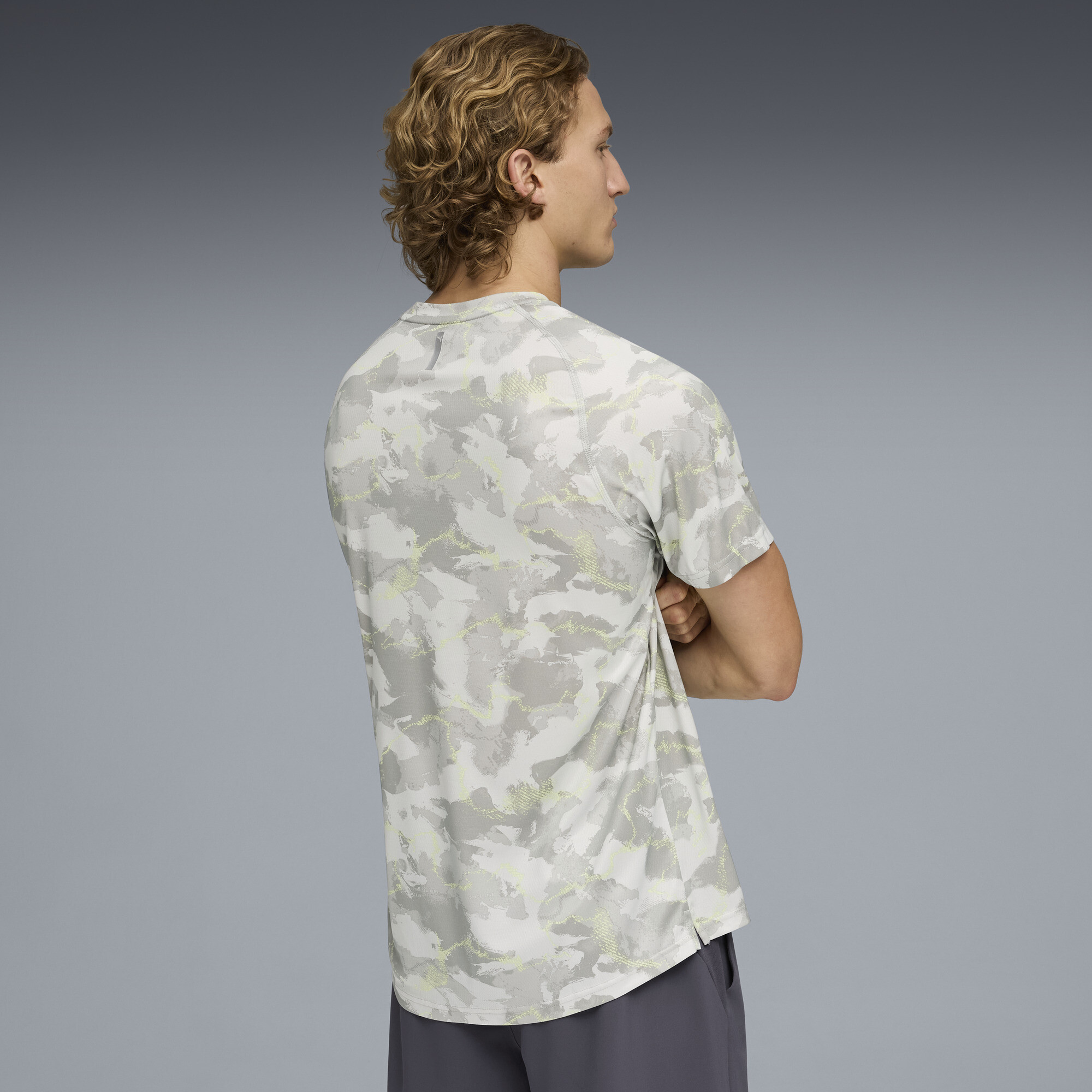 PUMA PWRTRAIN trainings-T-shirt voor Heren, Grijs, Maat 4XL thumbnail 3