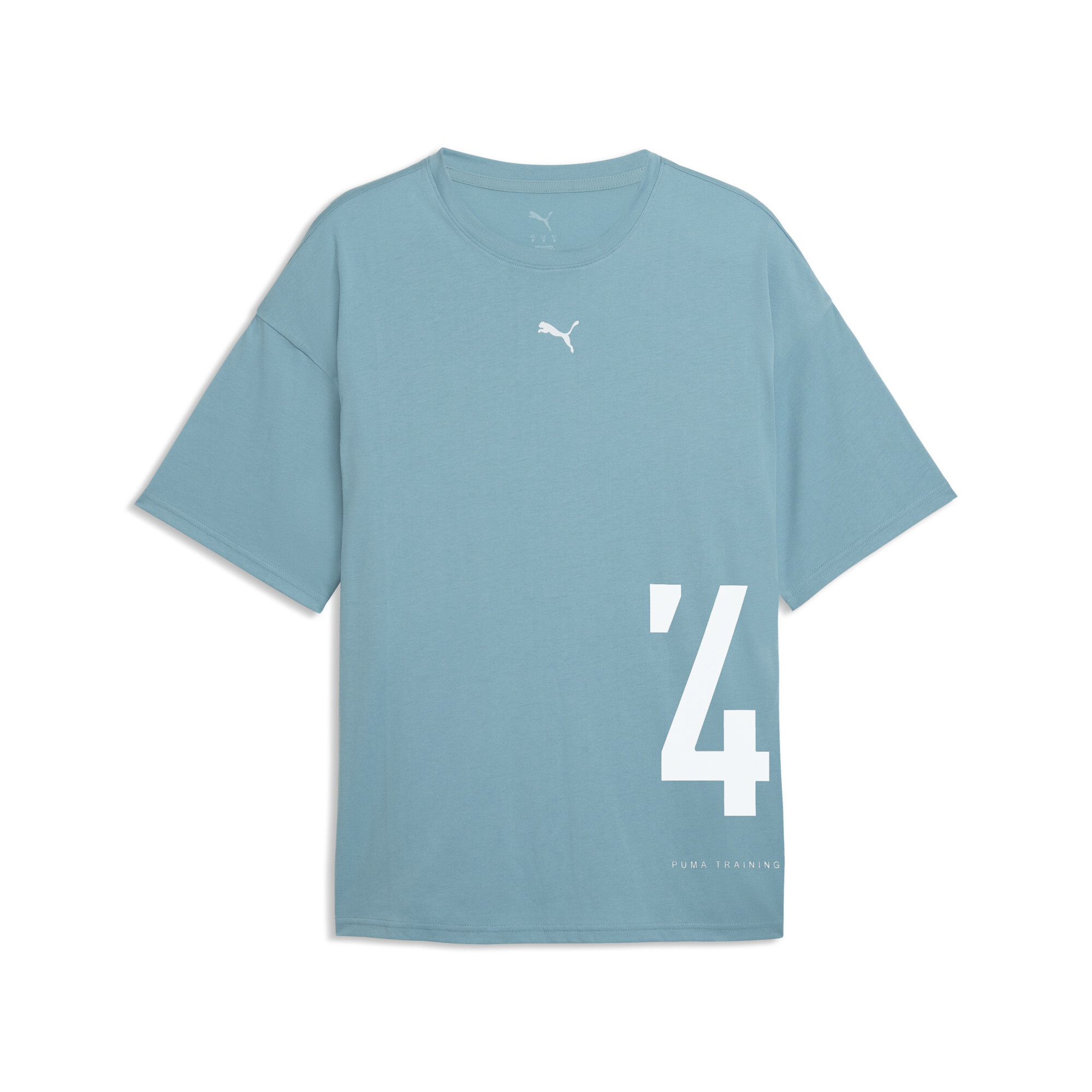 PUMA Graphics oversized trainingsshirt voor Heren, Blauw, Maat L thumbnail 3