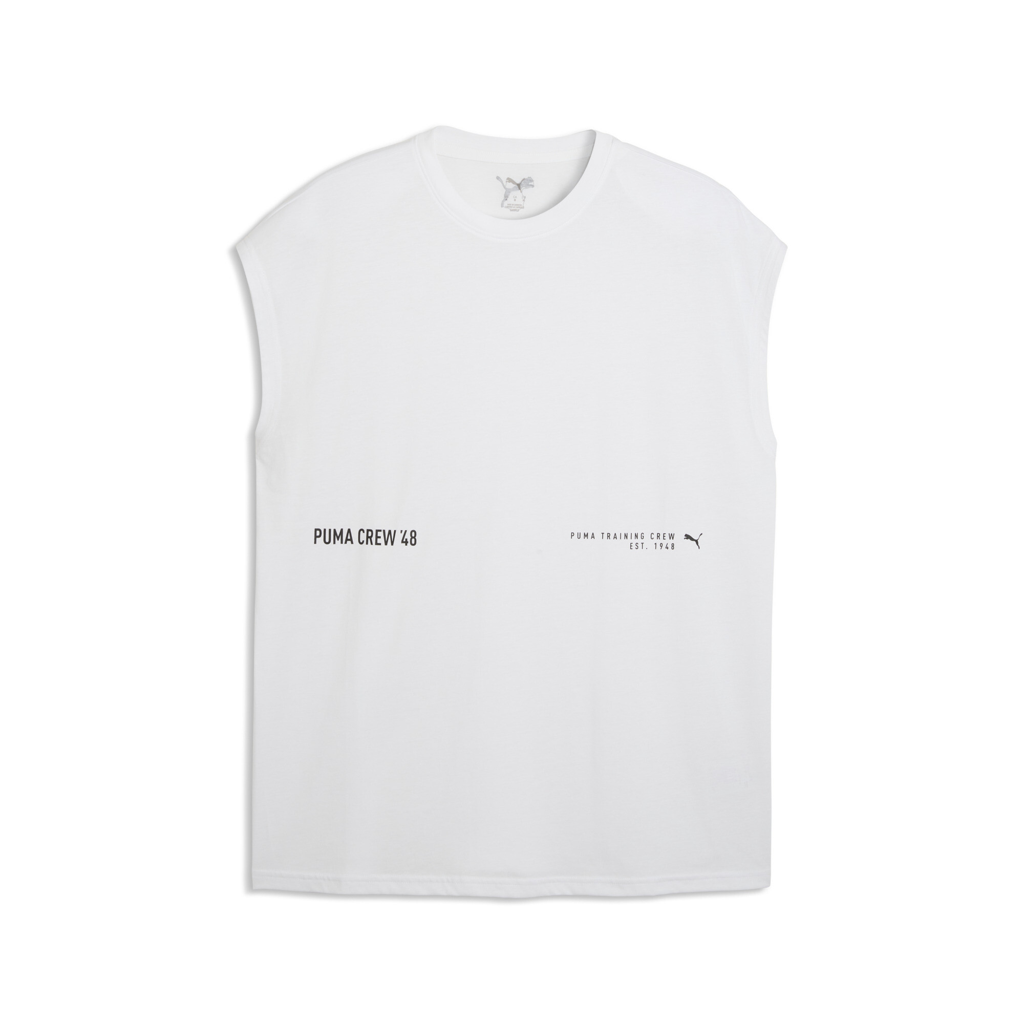 PUMA Graphics Trainings Cutoff tanktop voor Heren, Wit, Maat M thumbnail 3