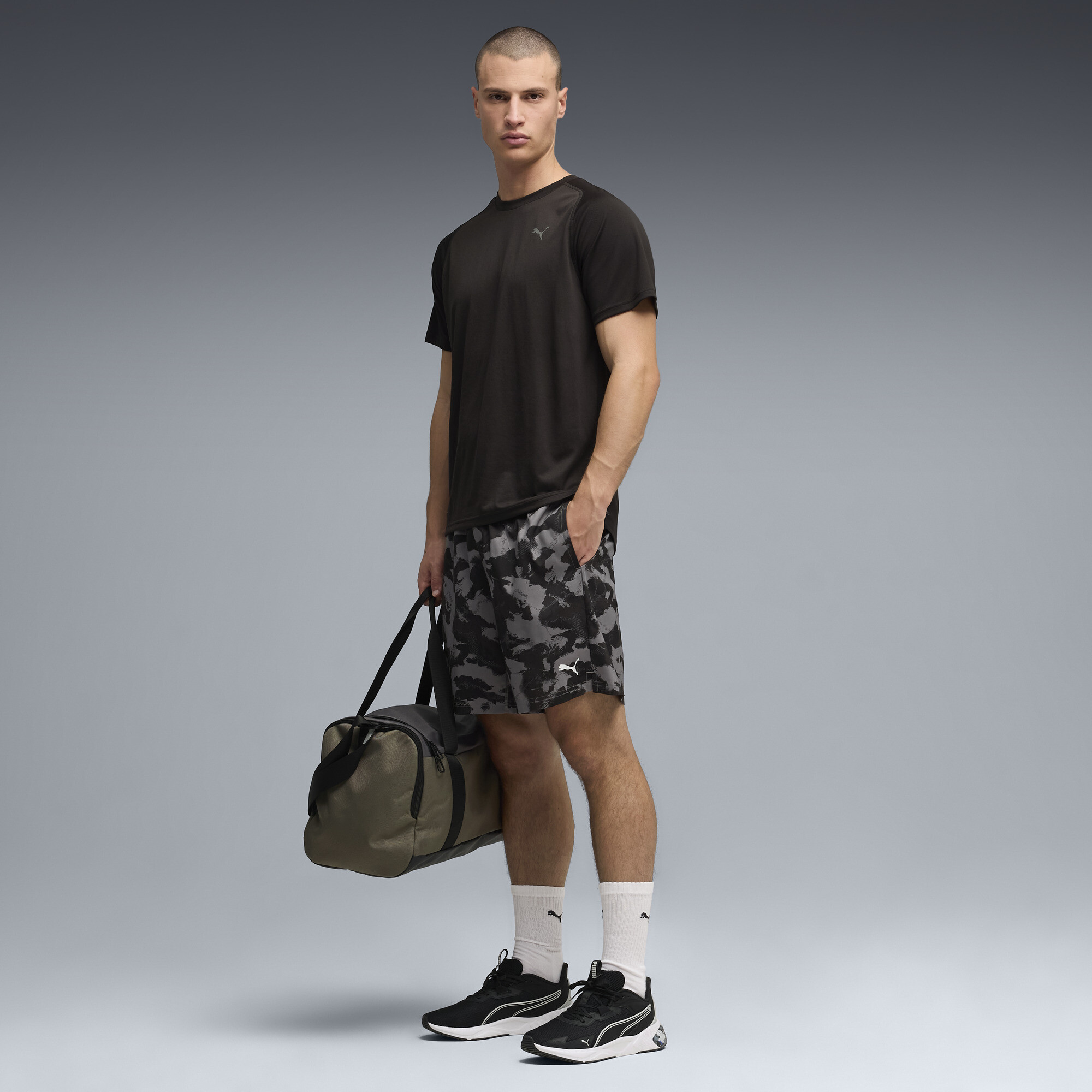 PUMA PWRTRAIN trainings-T-shirt voor Heren, Zwart, Maat 3XL thumbnail 2