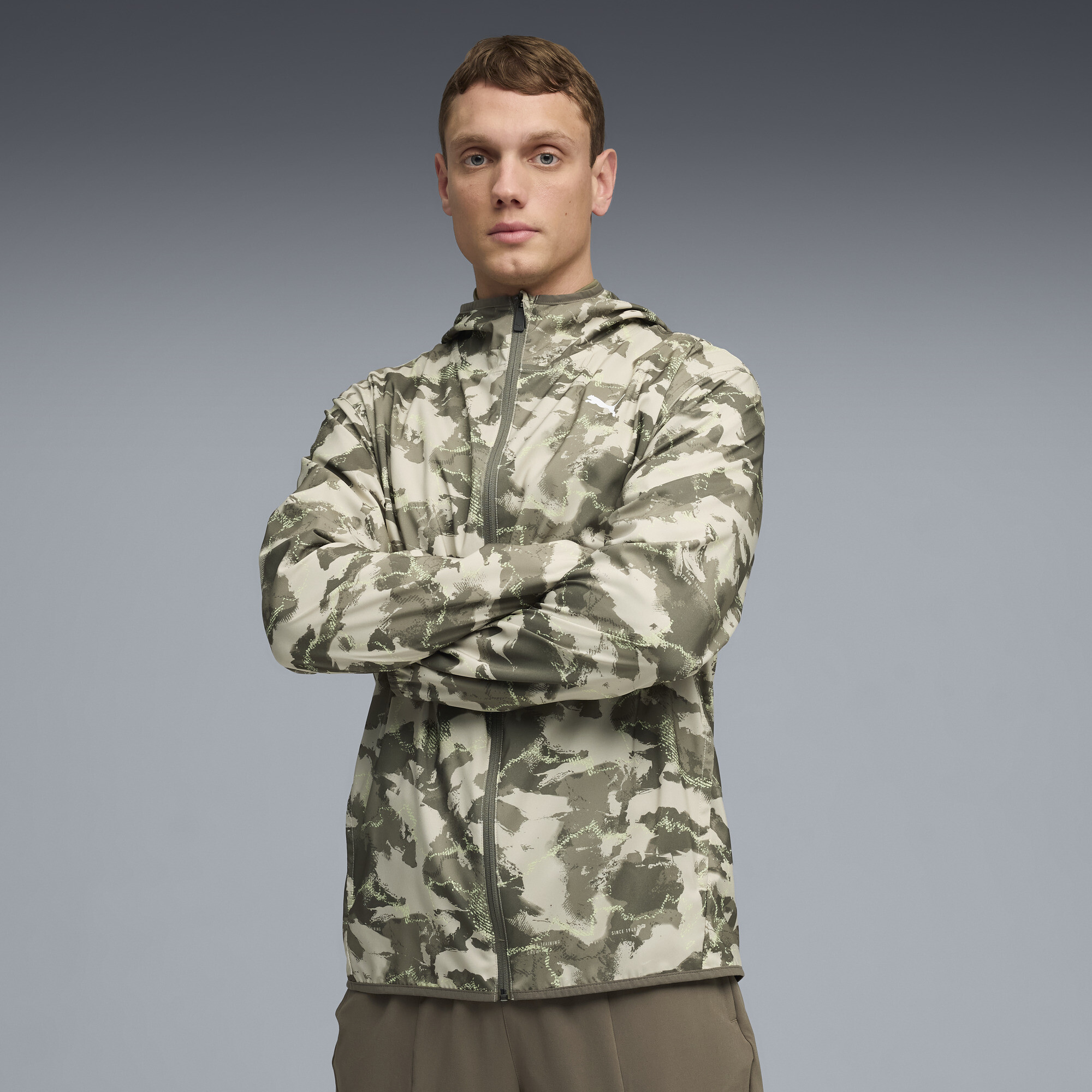 Chaqueta con capucha Train All Day para hombre