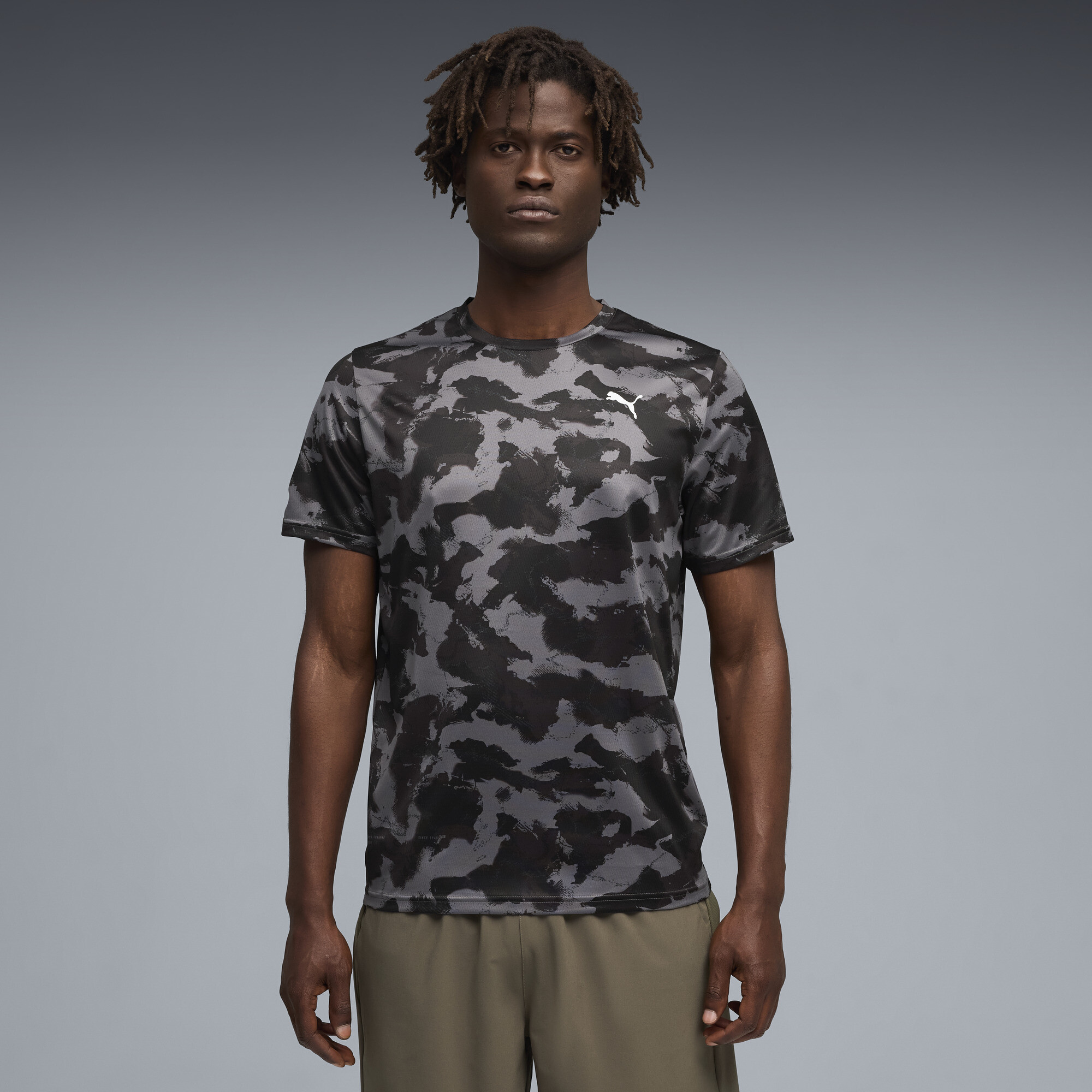 PUMA Train All Day Men's Training T-Shirt in Black, Size M