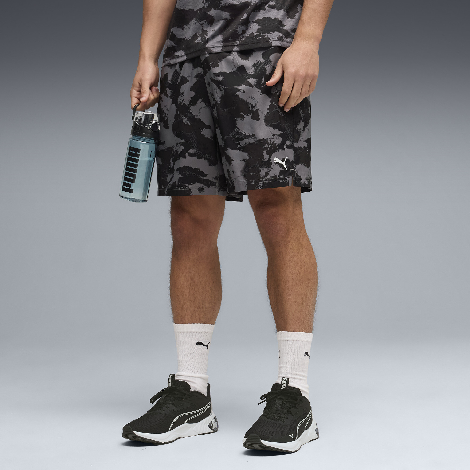 Shorts estampados Train All Day para hombre