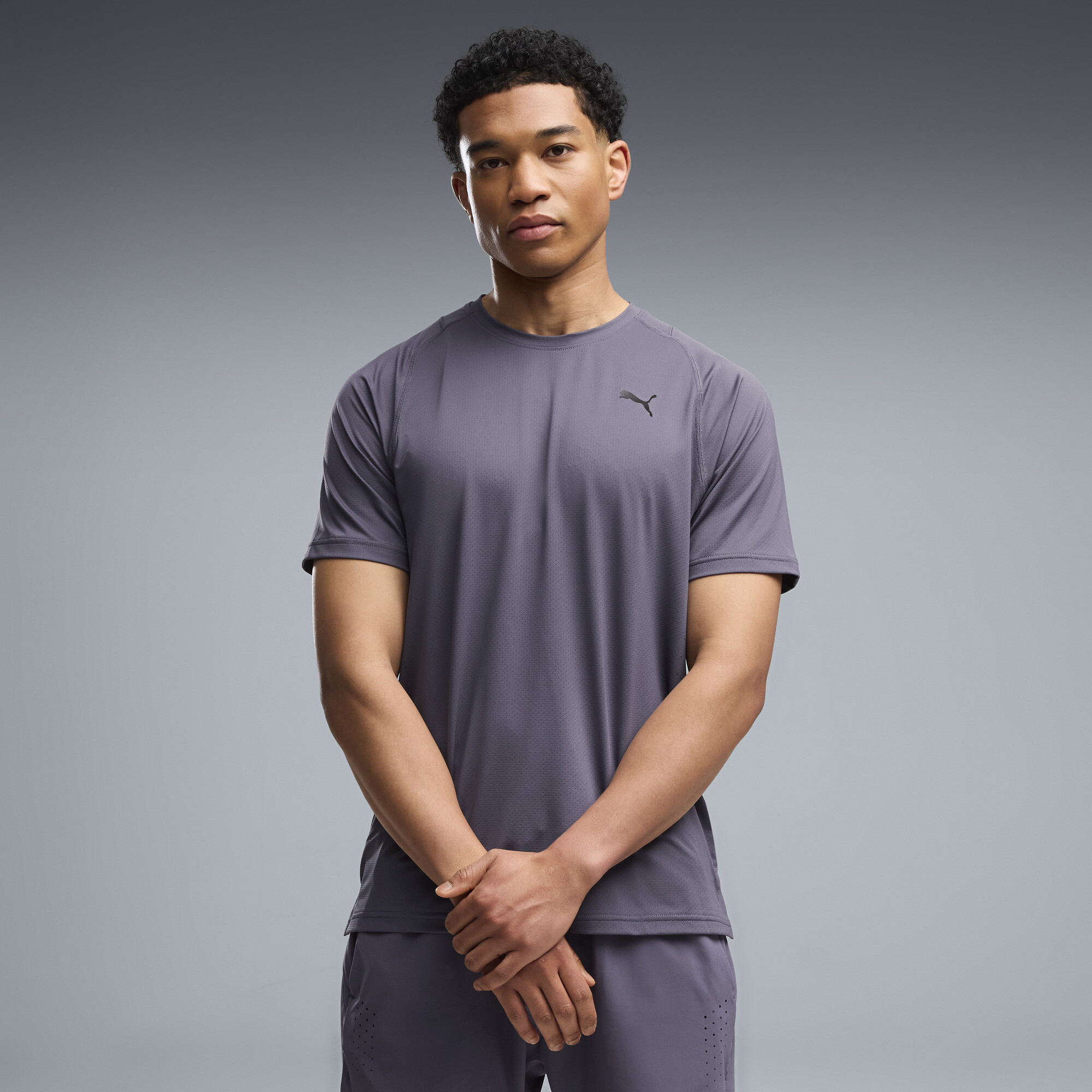 Puma Men's Power Mode Dry Elite Crewneck T-Shirt - Inky Depths