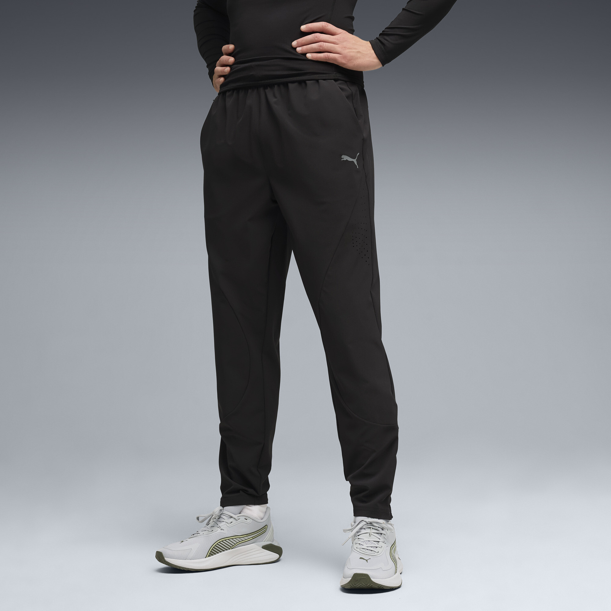 PUMA PWRMODE Warm-Up broek voor Heren, Zwart, Maat XL thumbnail 6