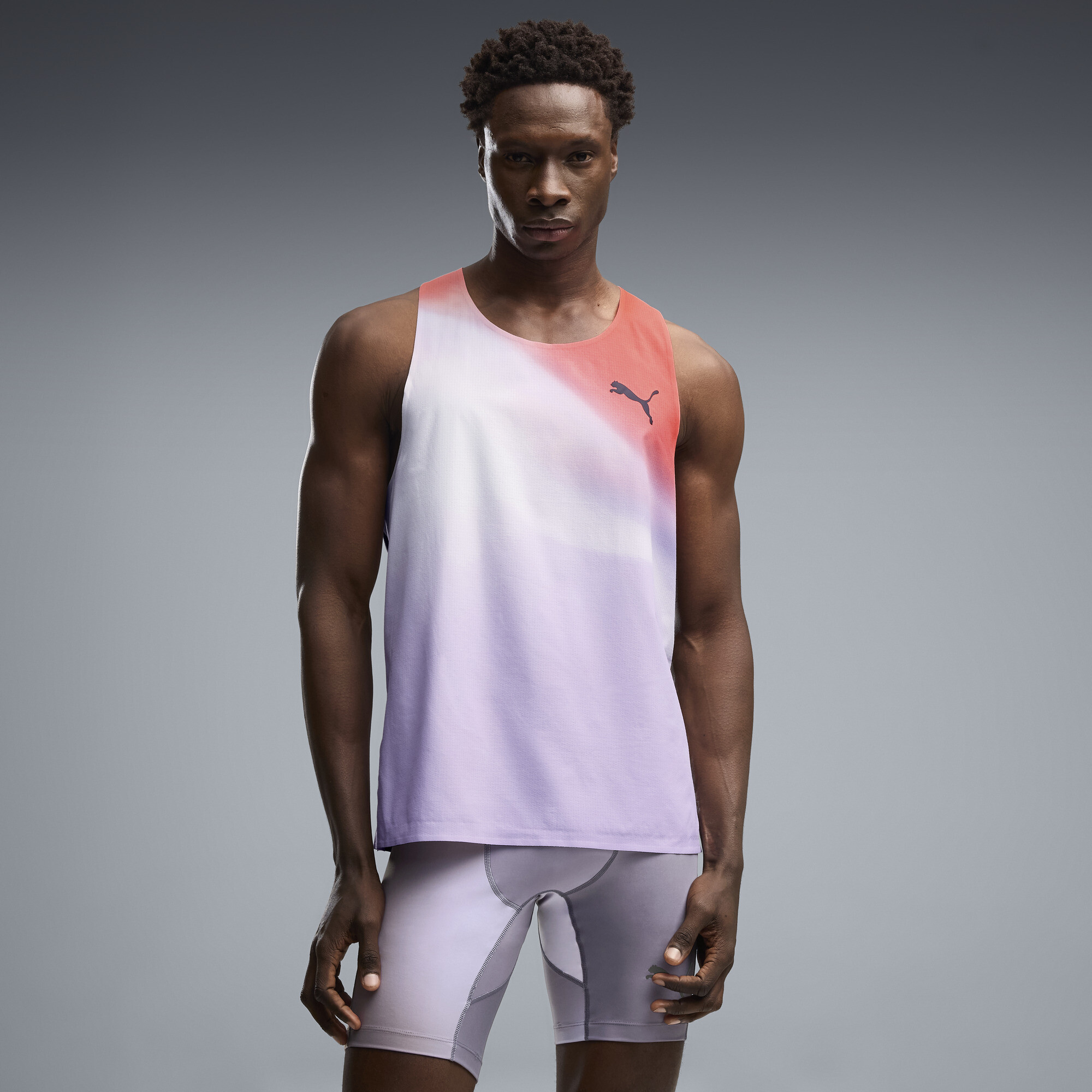 PUMA Débardeur de running à motif ULTRAWEAVE Lightspeed Homme Vêtements - vue 4