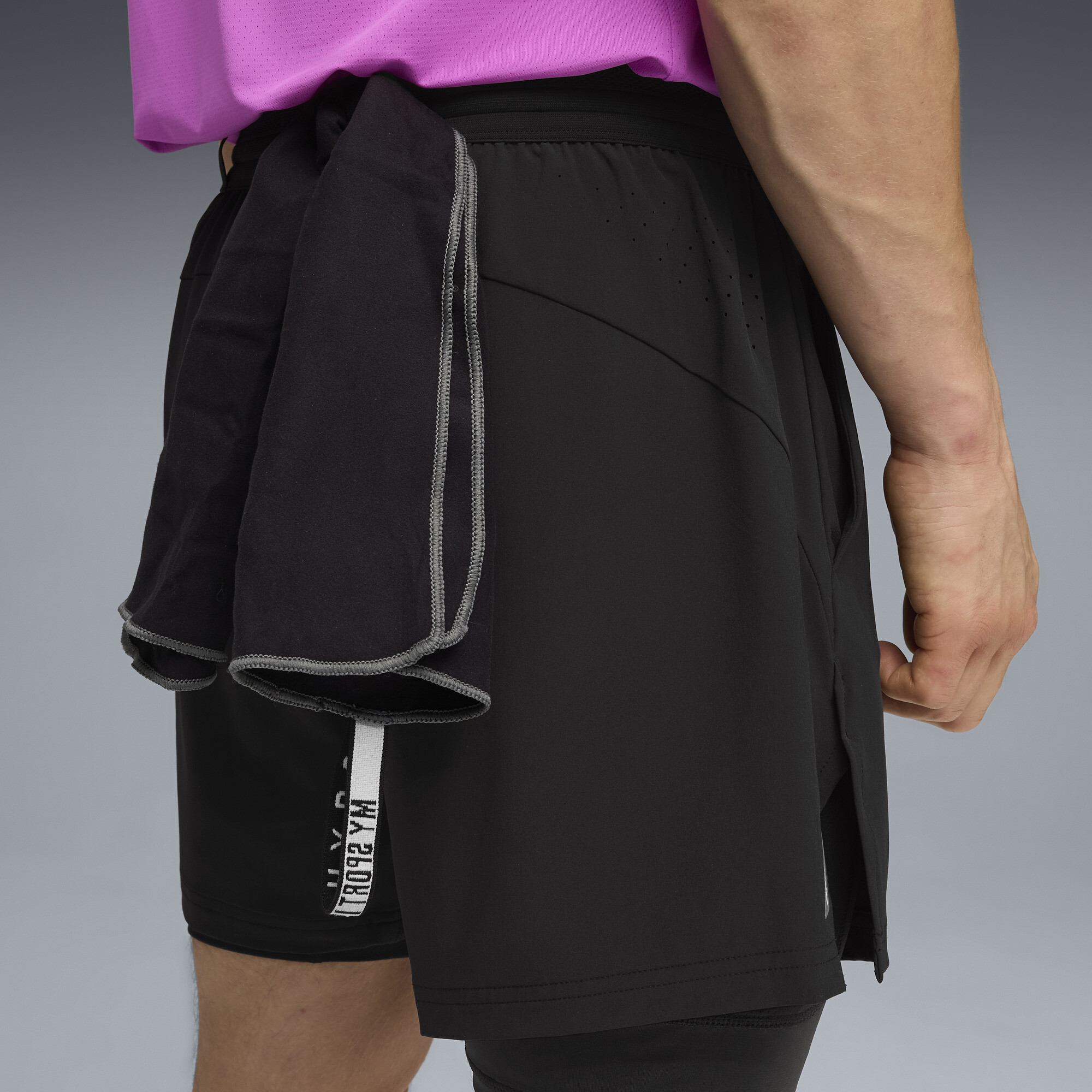 PUMA x HYROX DRYELITE 2-in-1 short voor Heren, Zwart, Maat M thumbnail 2