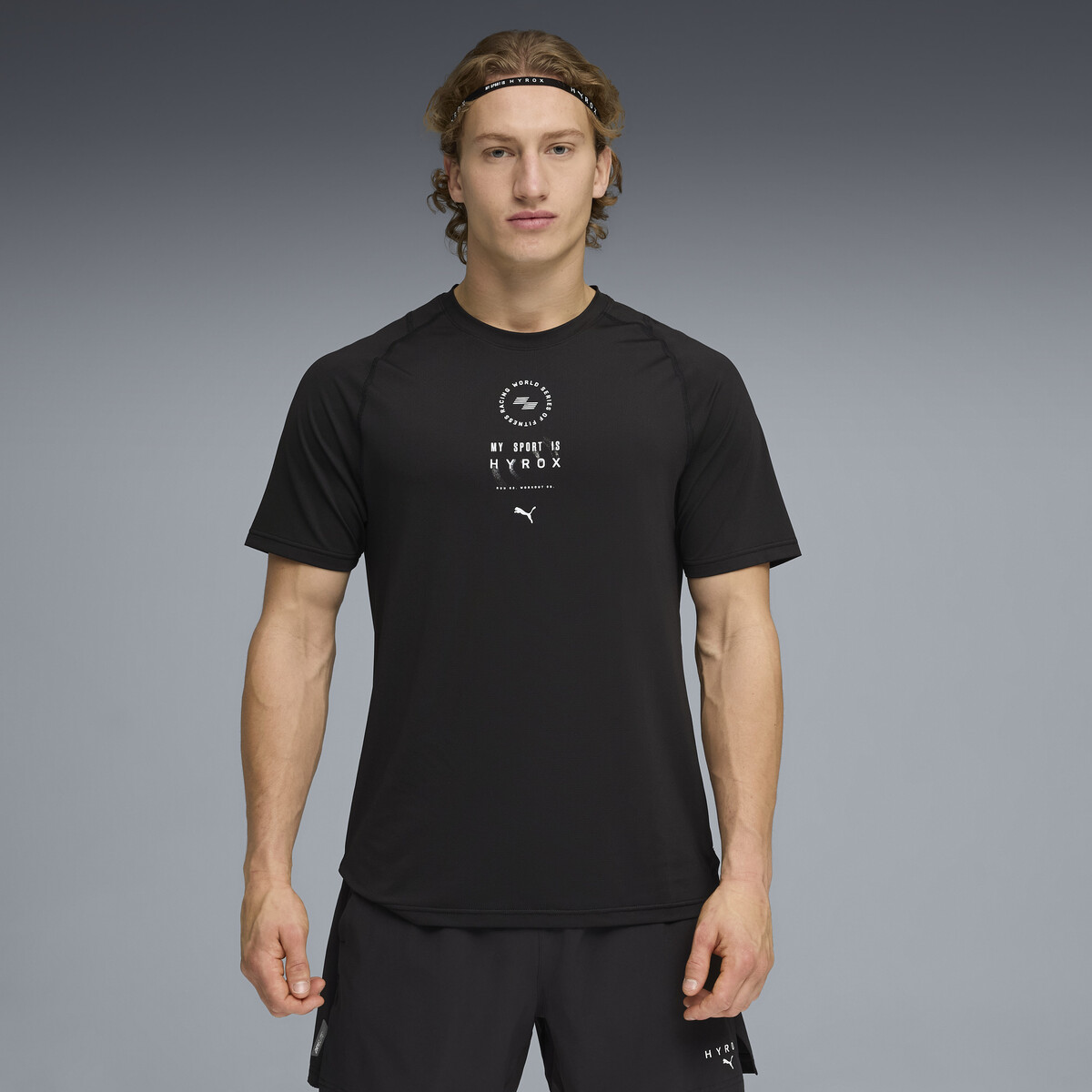 PUMA x HYROX DRYELITE Training T-Shirt Men in Black, Small
