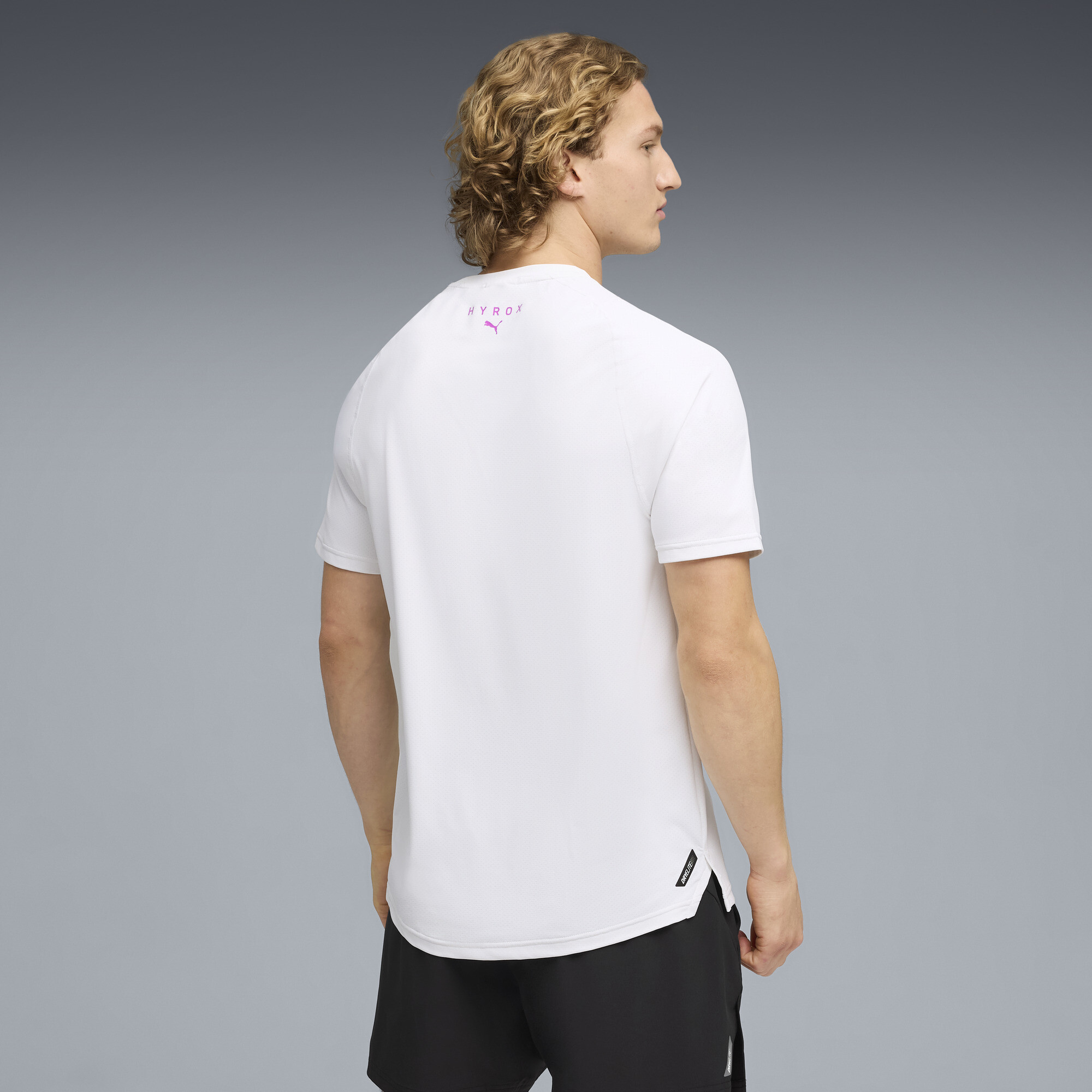 PUMA x HYROX DRYELITE trainings-T-shirt voor Heren, Wit, Maat S thumbnail 3