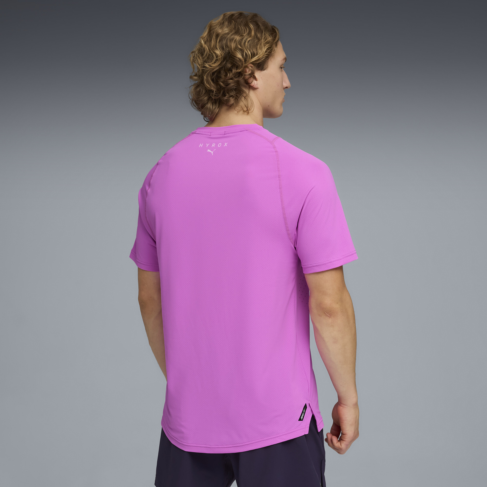 PUMA x HYROX DRYELITE trainings-T-shirt voor Heren, Roze, Maat XS thumbnail 4