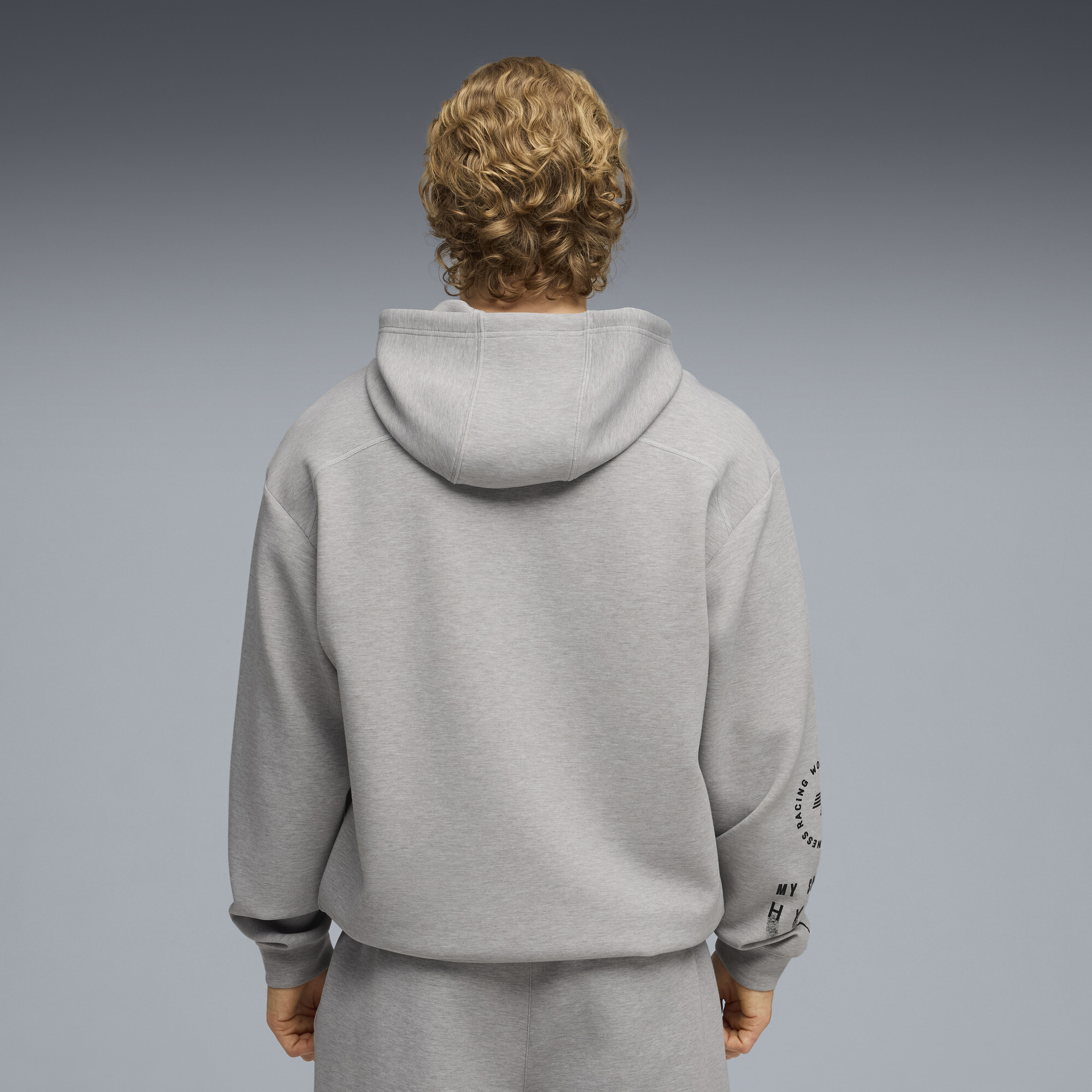 PUMA x HYROX CLOUDSPUN hoodie voor Heren, Grijs, Maat 4XL thumbnail 3