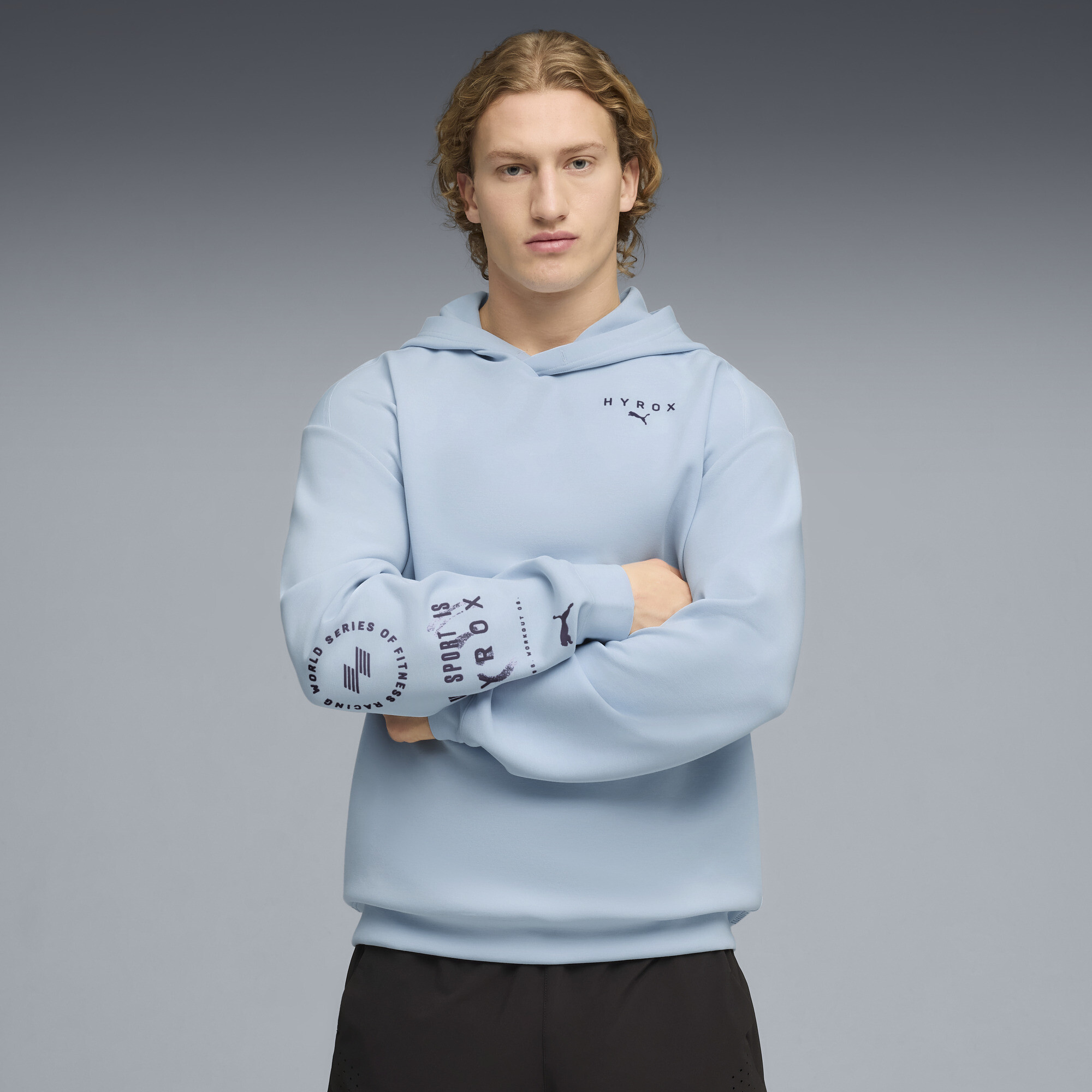 PUMA x HYROX CLOUDSPUN hoodie voor Heren, Maat L thumbnail 6