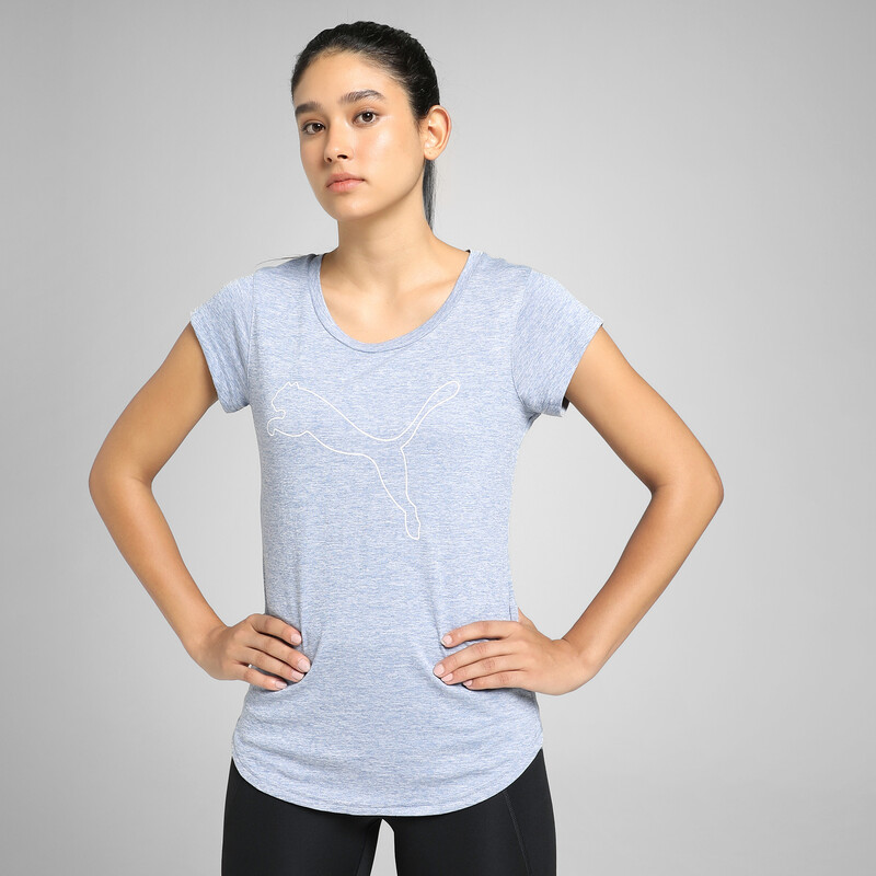 Women's PUMA Train All Day Essentials Women’s Moisture-Wicking Heather Tee