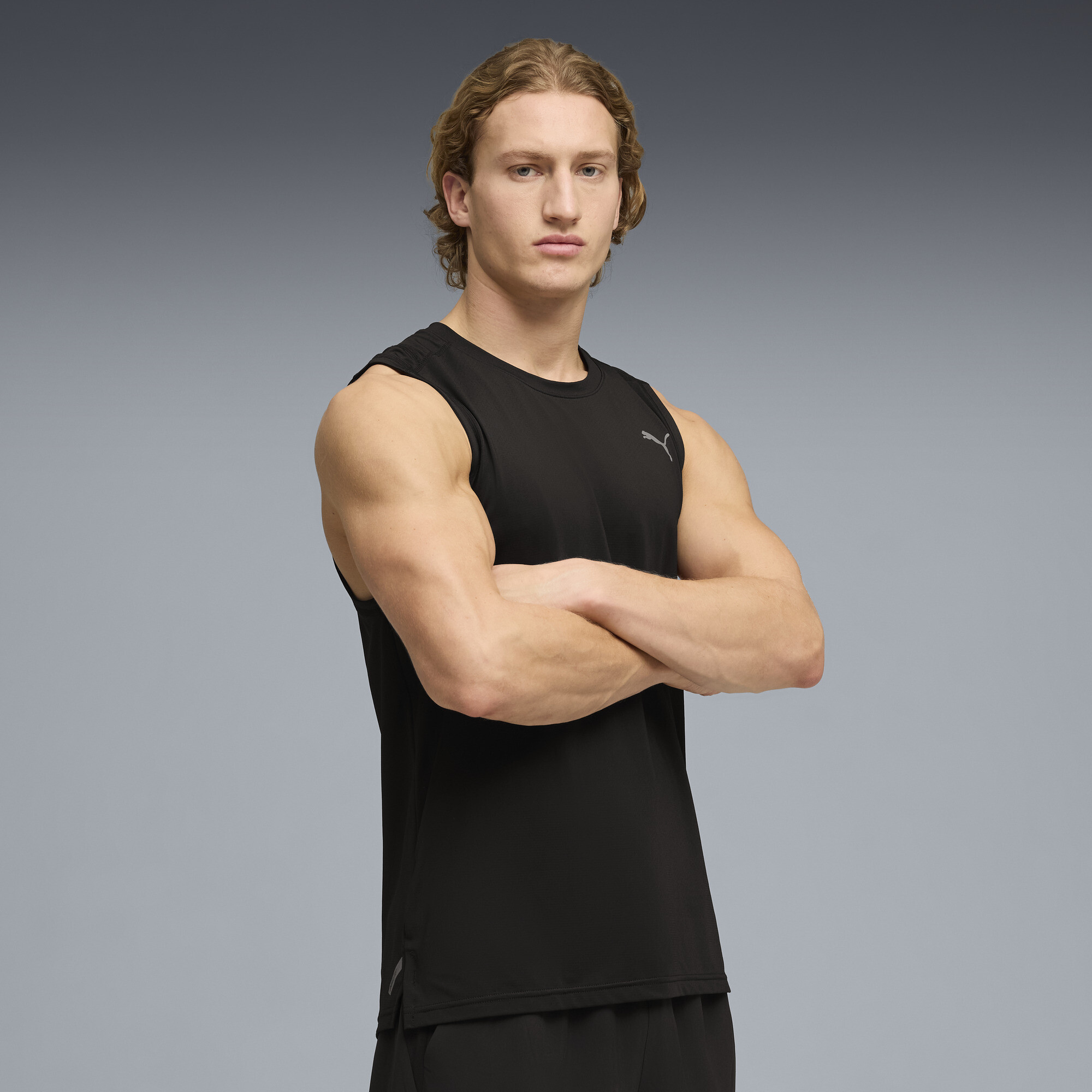 PUMA PWRMODE Training Men's Training Tank Top in Black, Size 4XL