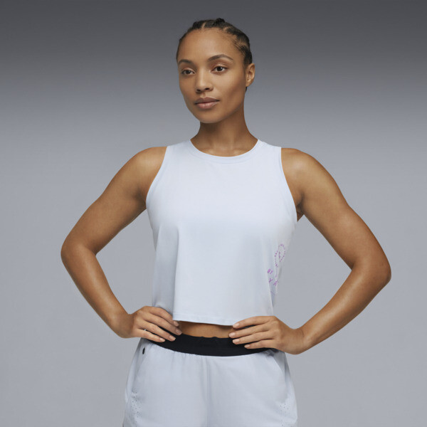 Musculosa corta PUMA x HYROX CLOUDSPUN ThermoAdapt para Mujer En Lucite