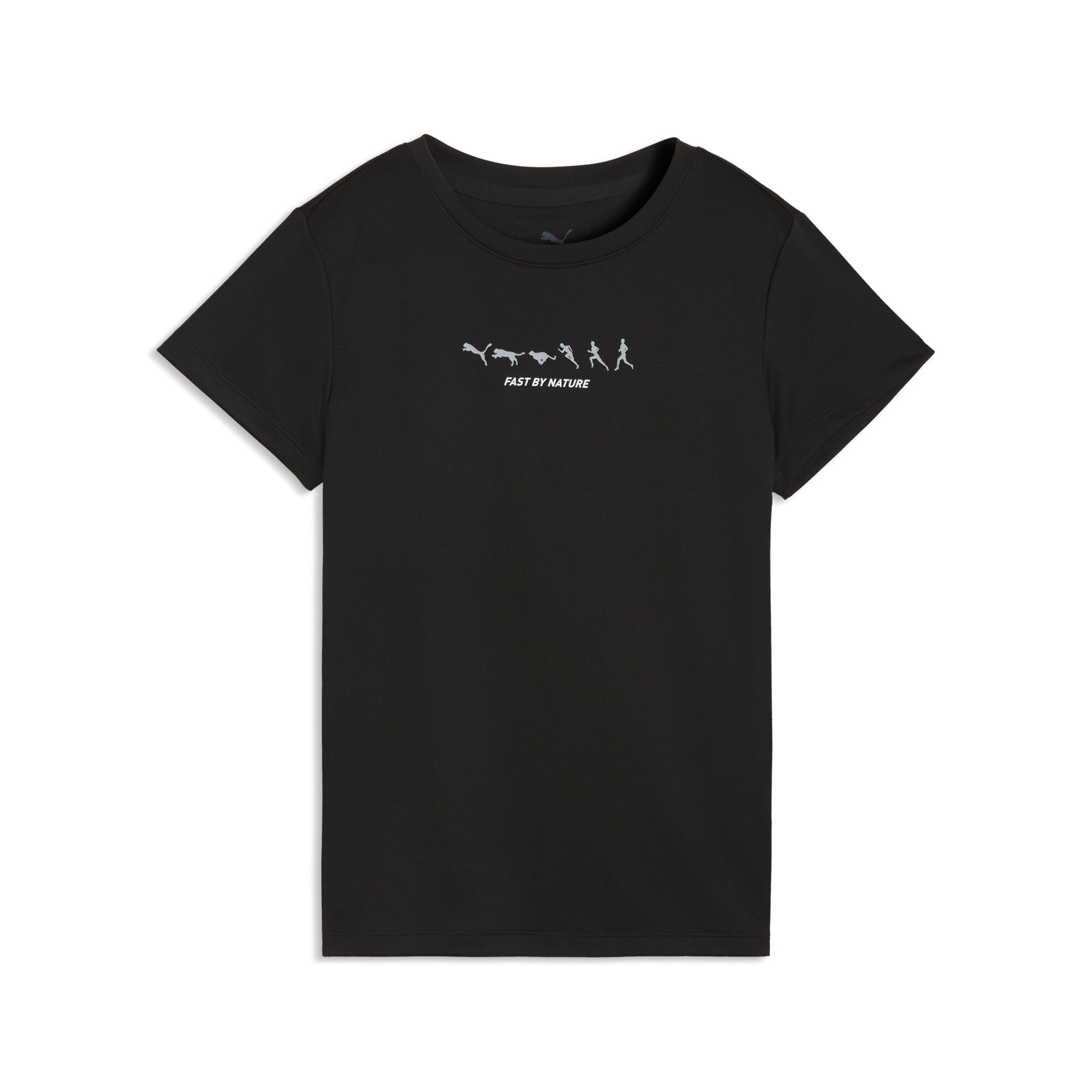 Polera estampada Run Slogan para mujer