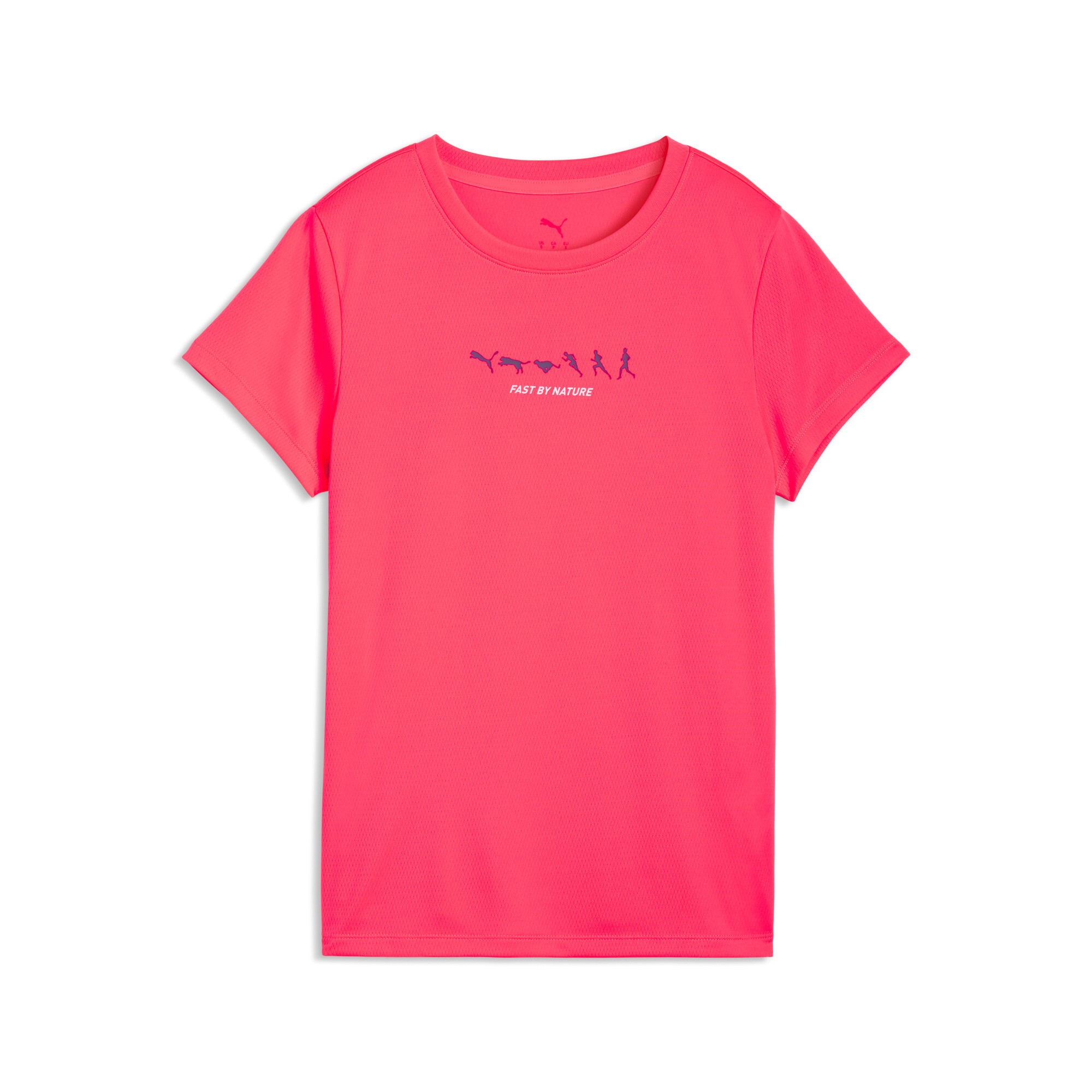 Polera estampada Run Slogan para mujer