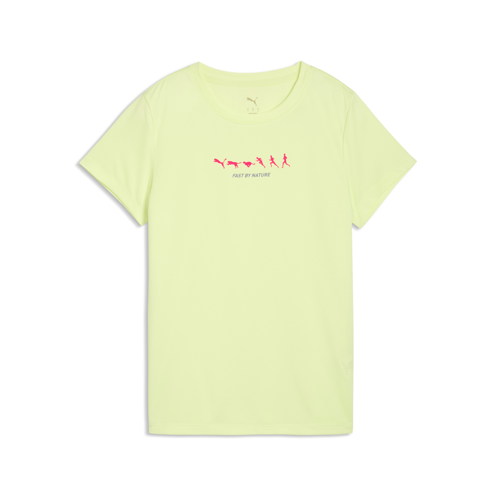 Polera estampada Run Slogan para mujer