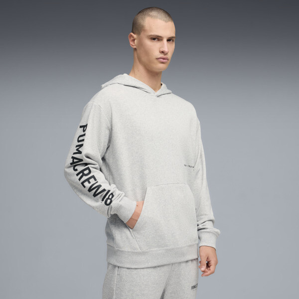 Buzo PUMA Graphics Training para Hombre En Light Gris Heather