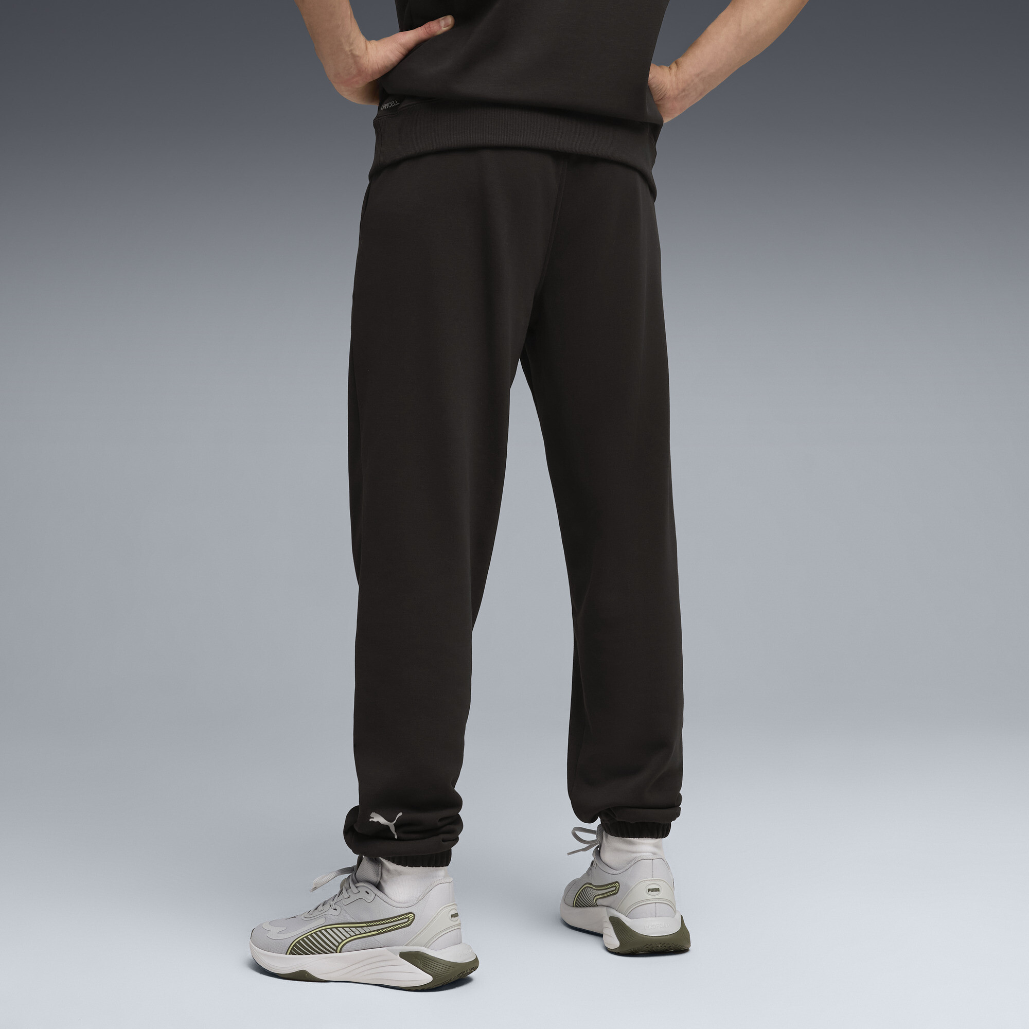 PUMA Grafische trainingsbroek voor Heren, Zwart, Maat XS thumbnail 3