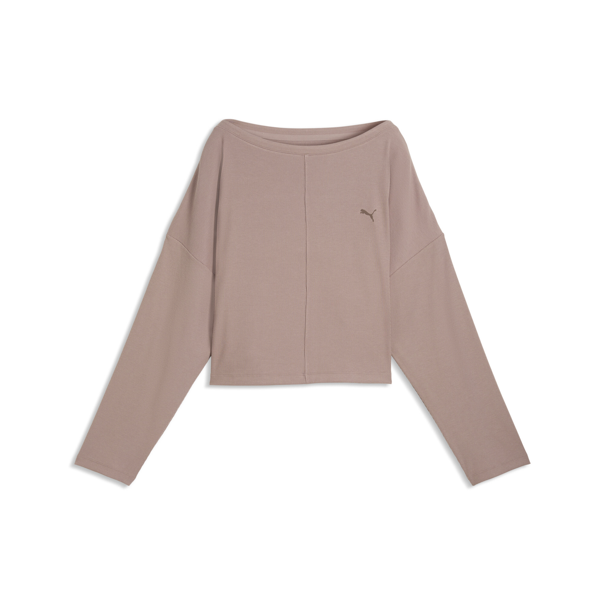 PUMA CLOUDSPUN Rib Slouch Boxy T-shirt voor Dames, Maat XS thumbnail 3