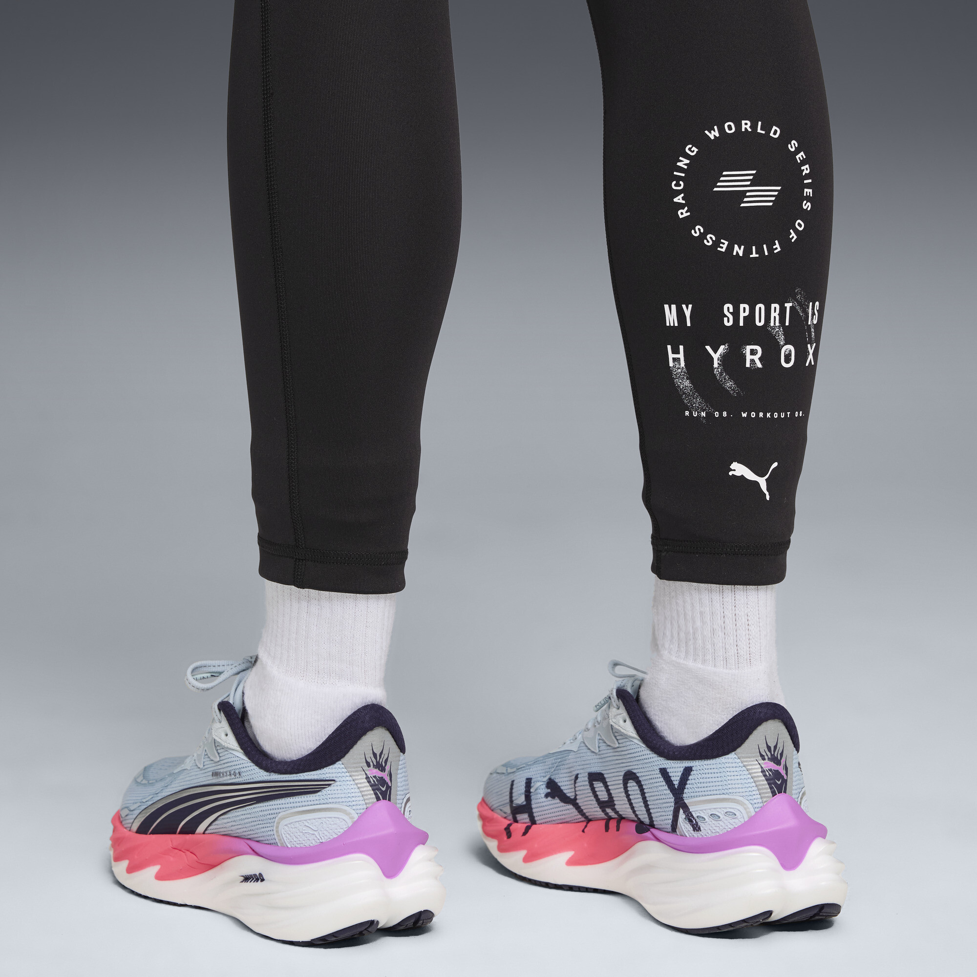 PUMA x HYROX Essentials legging voor Dames, Zwart, Maat M thumbnail 5
