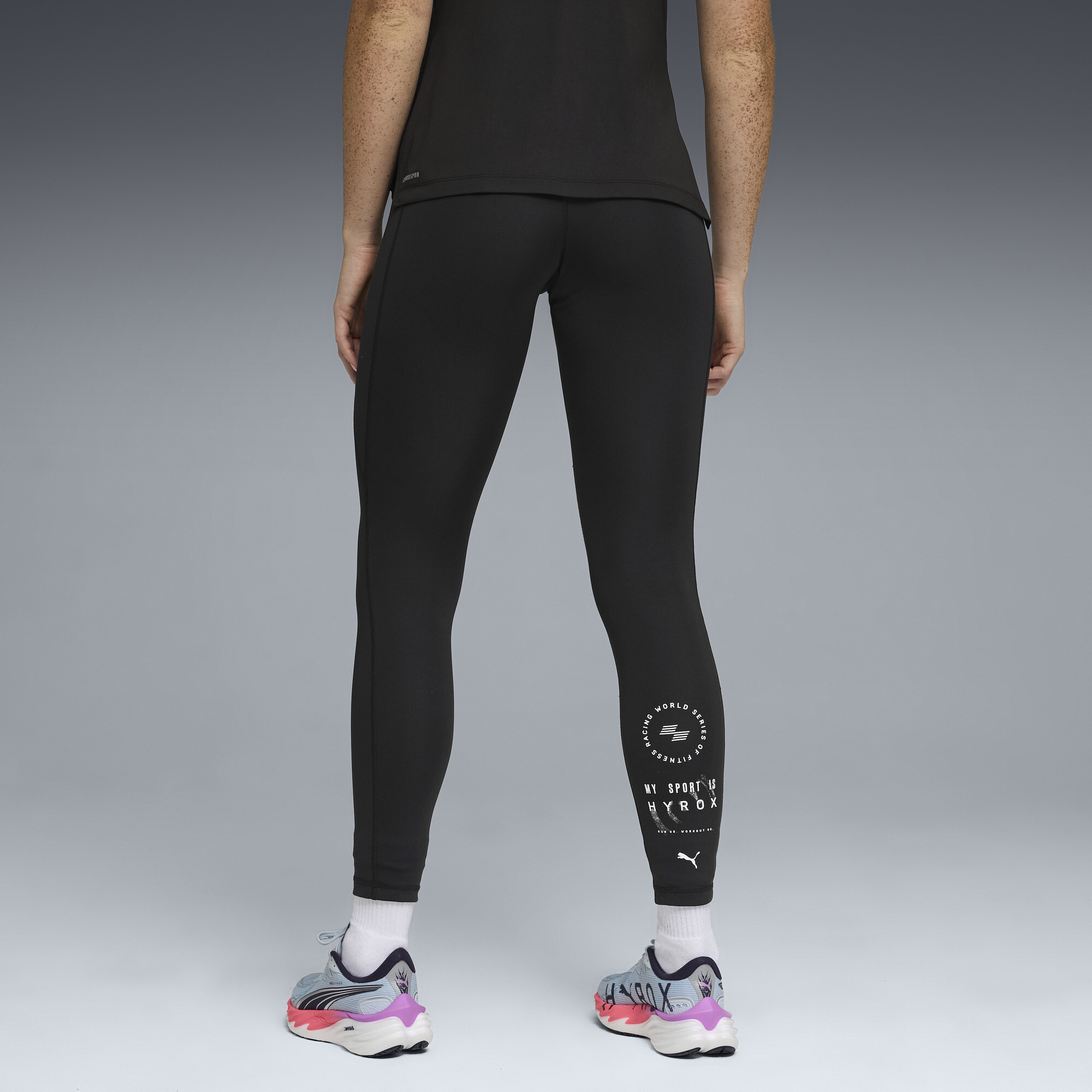 PUMA x HYROX Essentials legging voor Dames, Zwart, Maat M thumbnail 3
