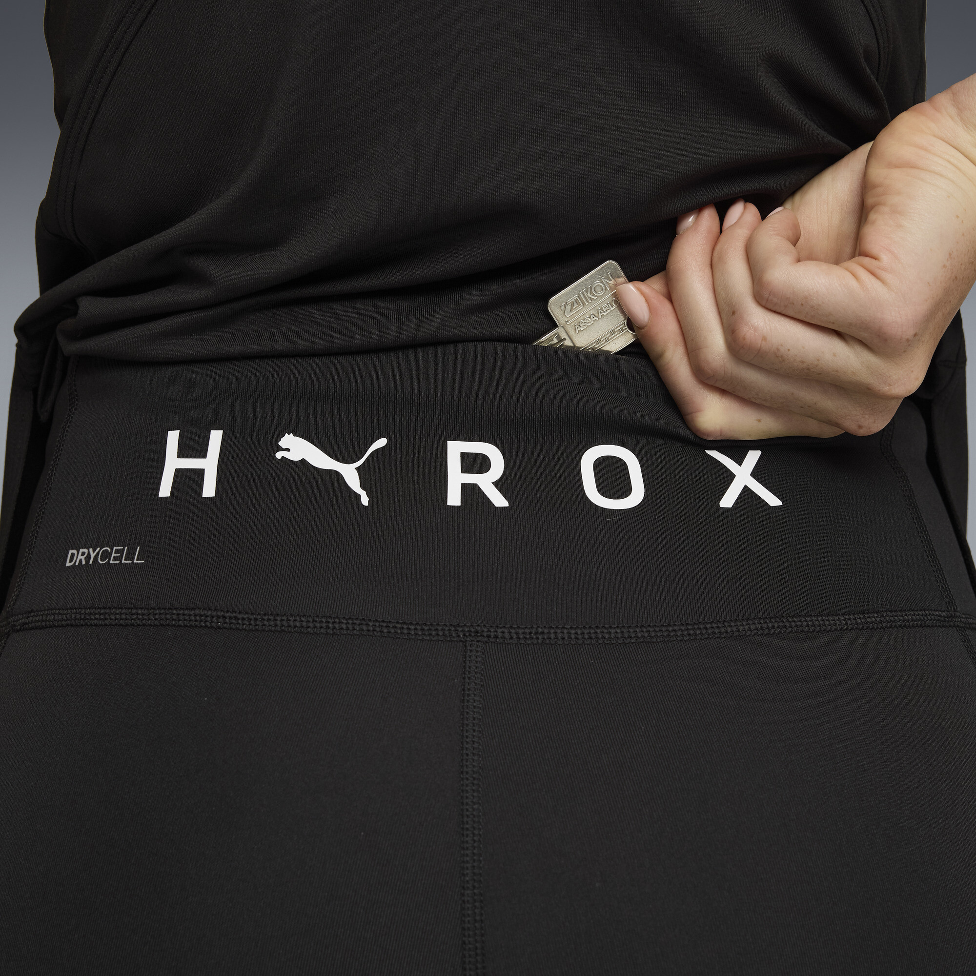 PUMA x HYROX Essentials legging voor Dames, Zwart, Maat M thumbnail 2