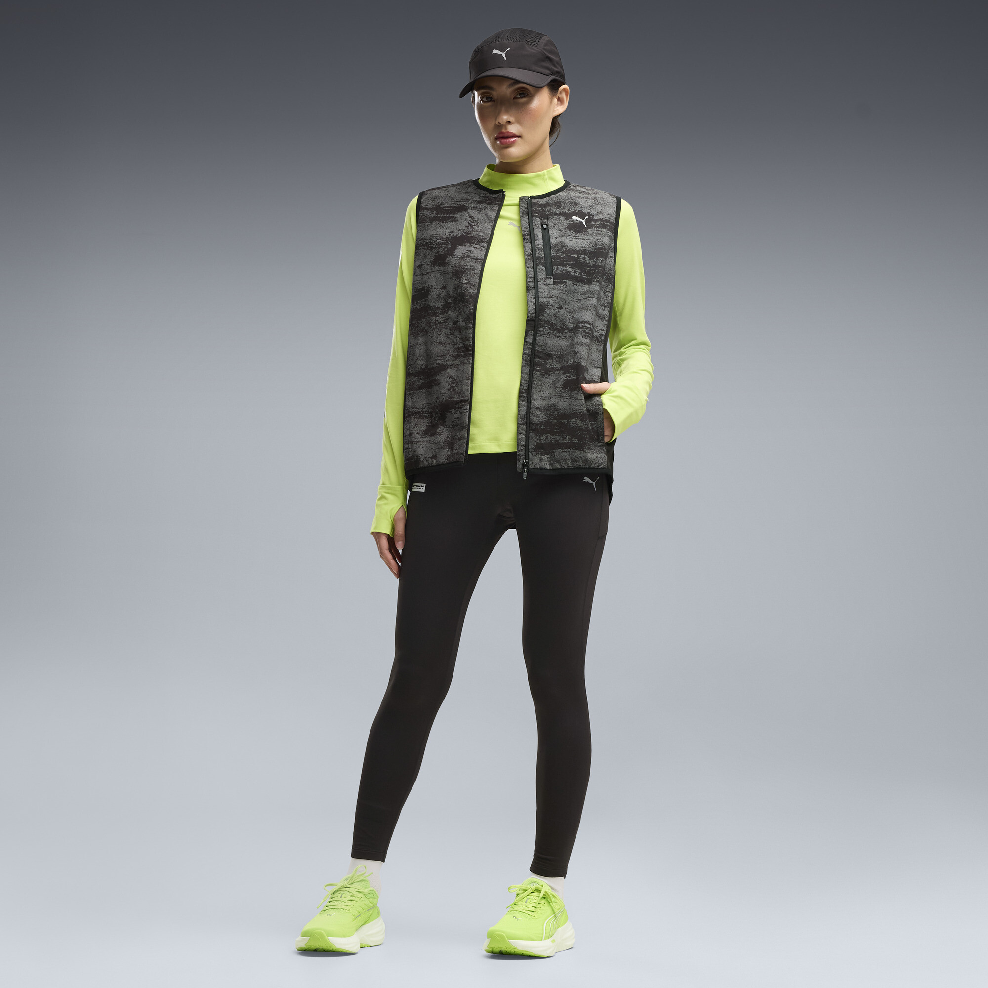 PUMA Brightstride warmCELL Performance Leggings Damen, Kleidung, Schwarz, M
