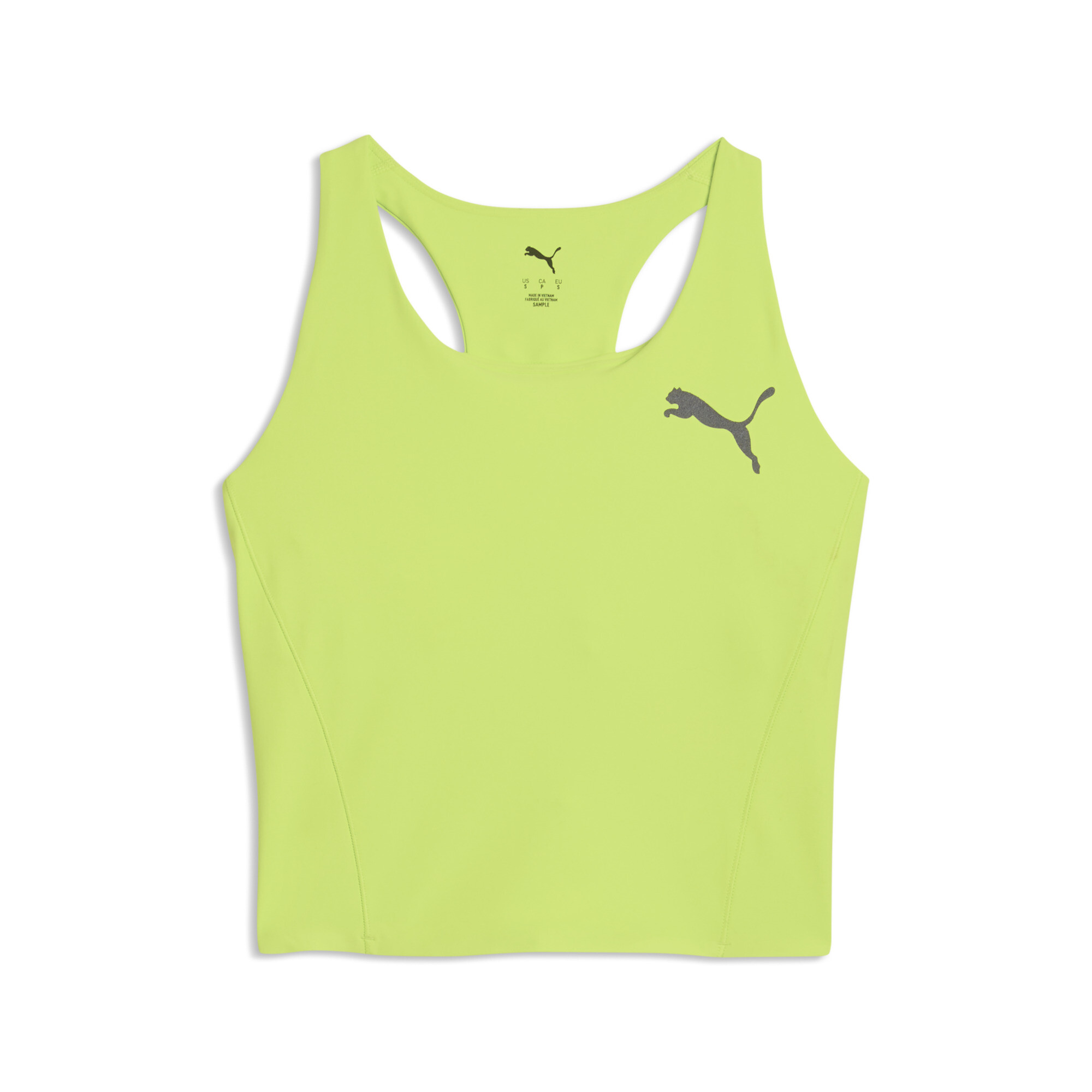 PUMA Damski top do biegania Lightspeed o skróconym kroju, Akcesoria, Zielony, XXL