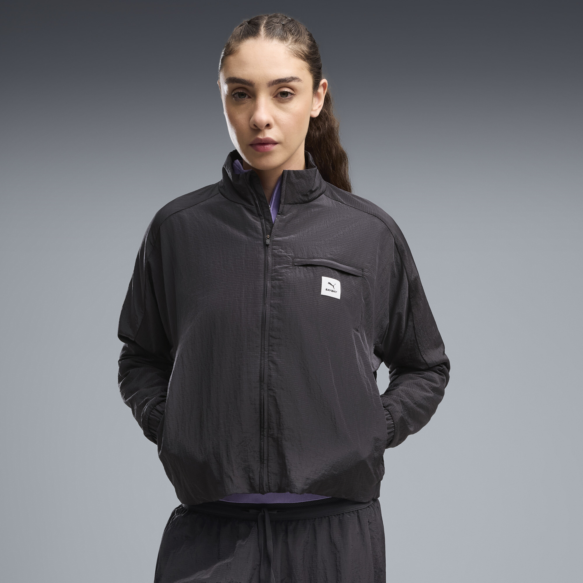 Survêtement de course à isolation thermique PUMA x SAYSKY PrimaLoft® Evolve Femme, Gris, Adulte TG | 528994_99