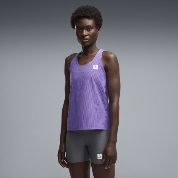 Musculosa PUMA x SAYSKY Ultraweave para Mujer En Ultra Purple