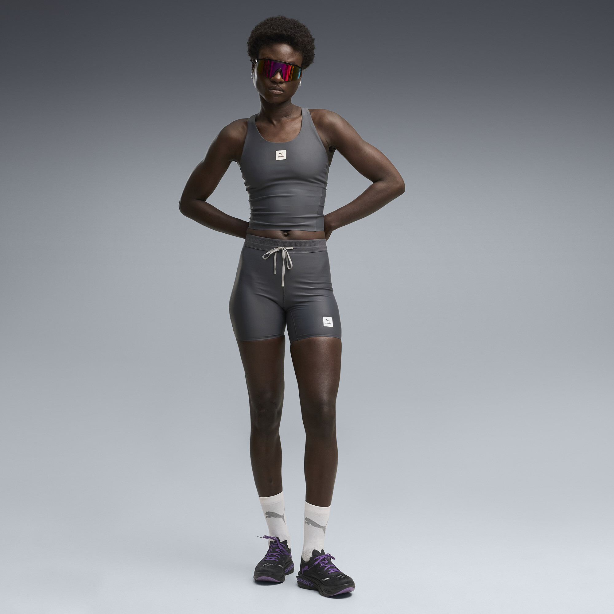 Cuissard 13 cm PUMA x SAYSKY Femme Vtements Gris XL 90 €