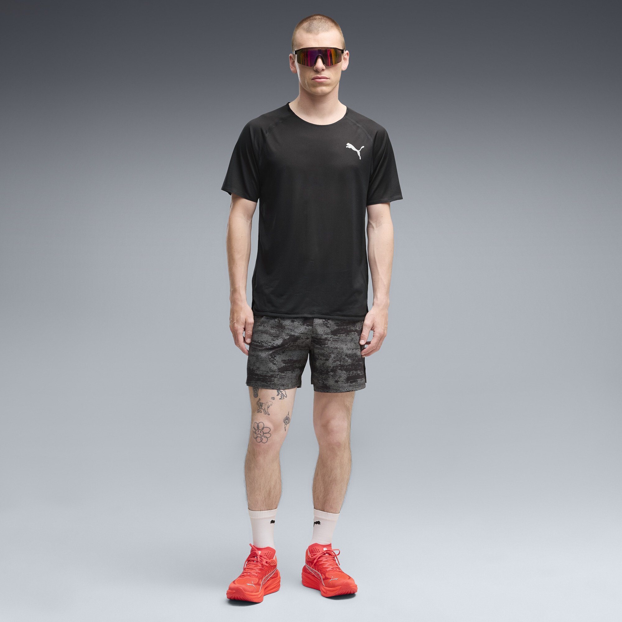 Brightstride Dreamrun Printed Running 5" Shorts Men