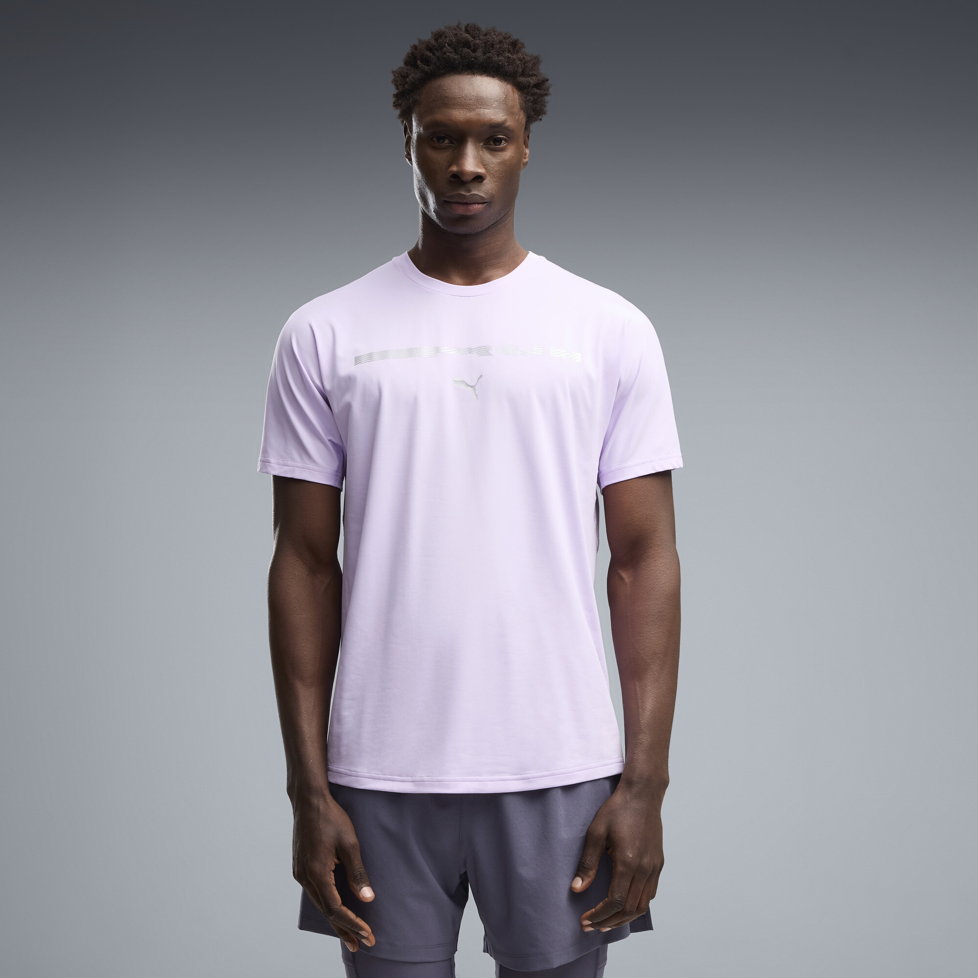 PUMA Brightstride CLOUDSPUN Laufshirt Herren, Accessoires, Lila, L