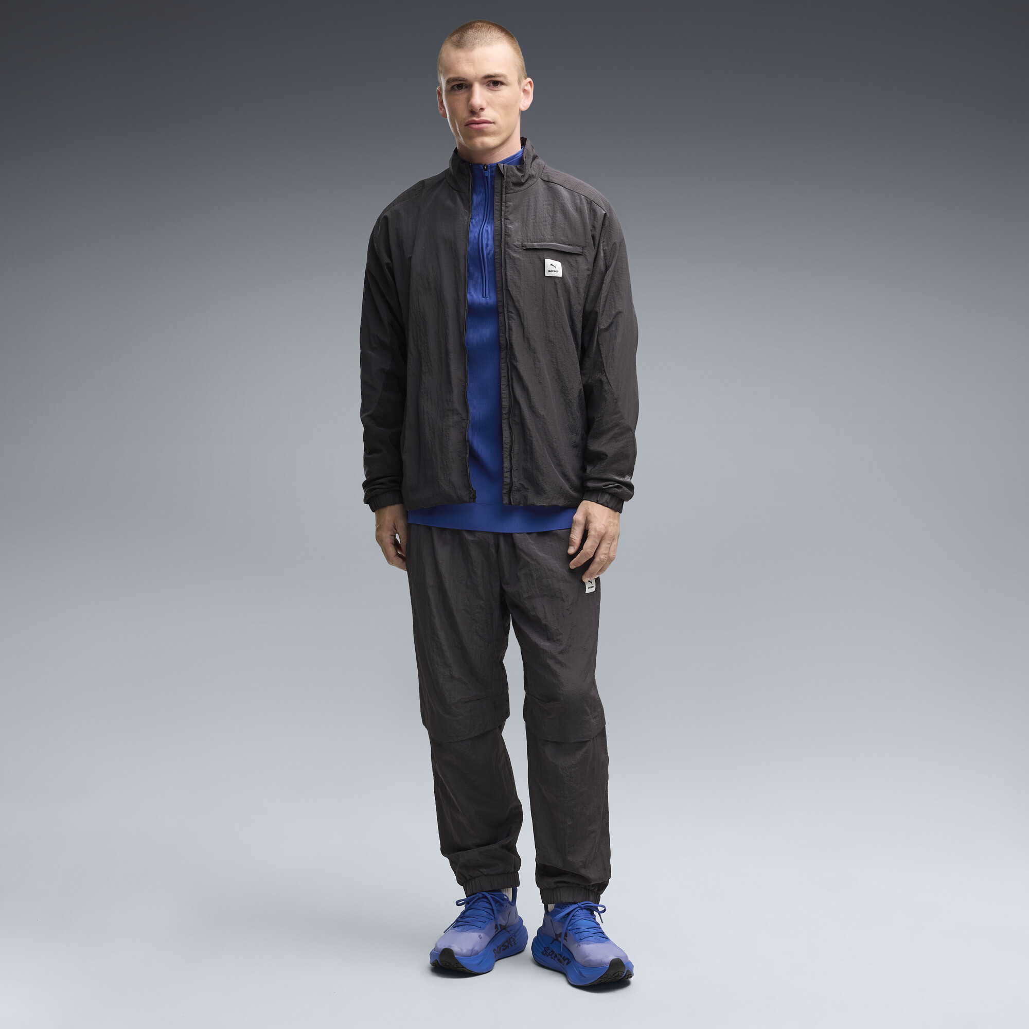 Pantalon de course à isolation thermique PUMA x SAYSKY PrimaLoft® Evolve  Homme, Gris, Adulte TG | 529012_99