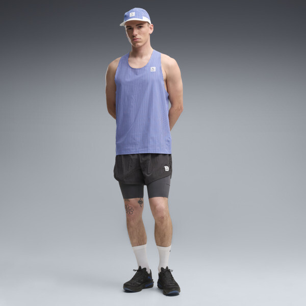 Shorts “2 en 1” PUMA x SAYSKY para Hombre En Flat Dark Gris