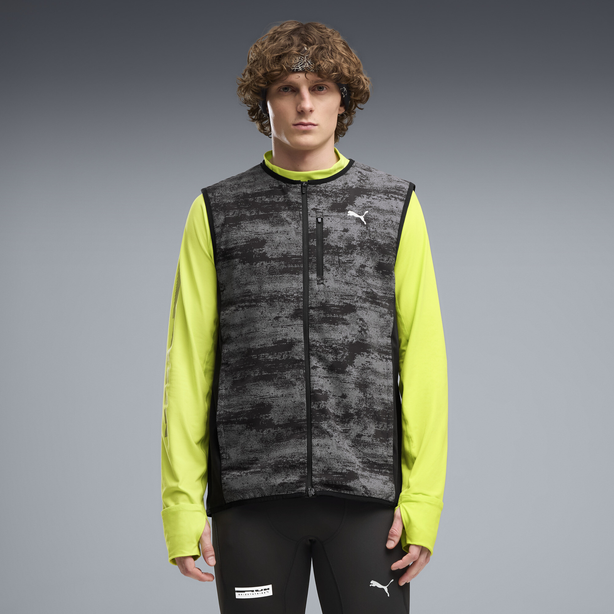PUMA Brightstride PrimaLoft® Performance Fit Weste Herren, Kleidung, Schwarz, XXL