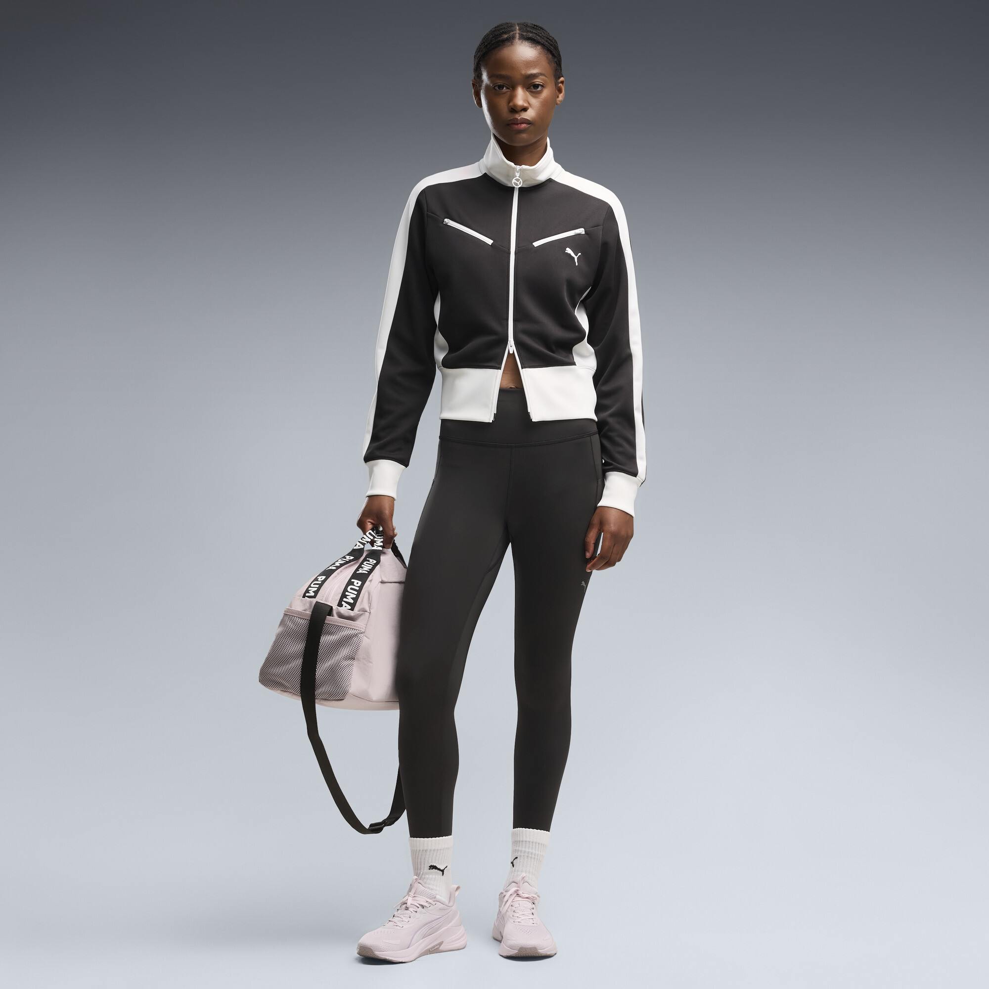 PUMA PWRMODE Women's 7/8 Training Tights in Black, Size XL