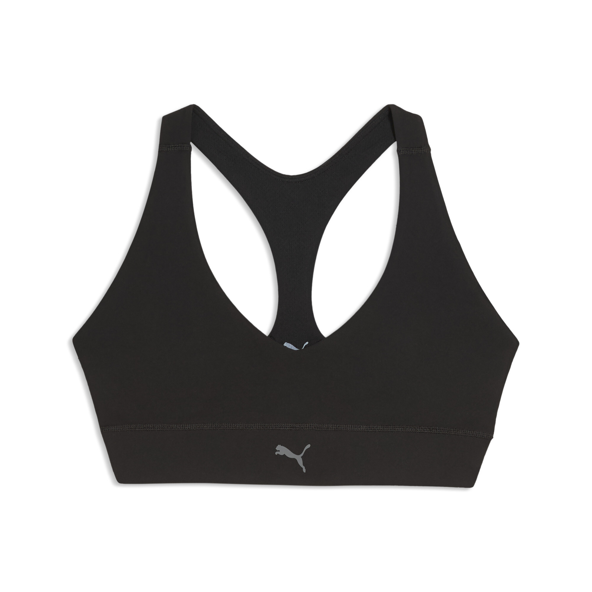 Puma Shapeluxe Bra Mid sportbeha voor Dames, Zwart, Maat L