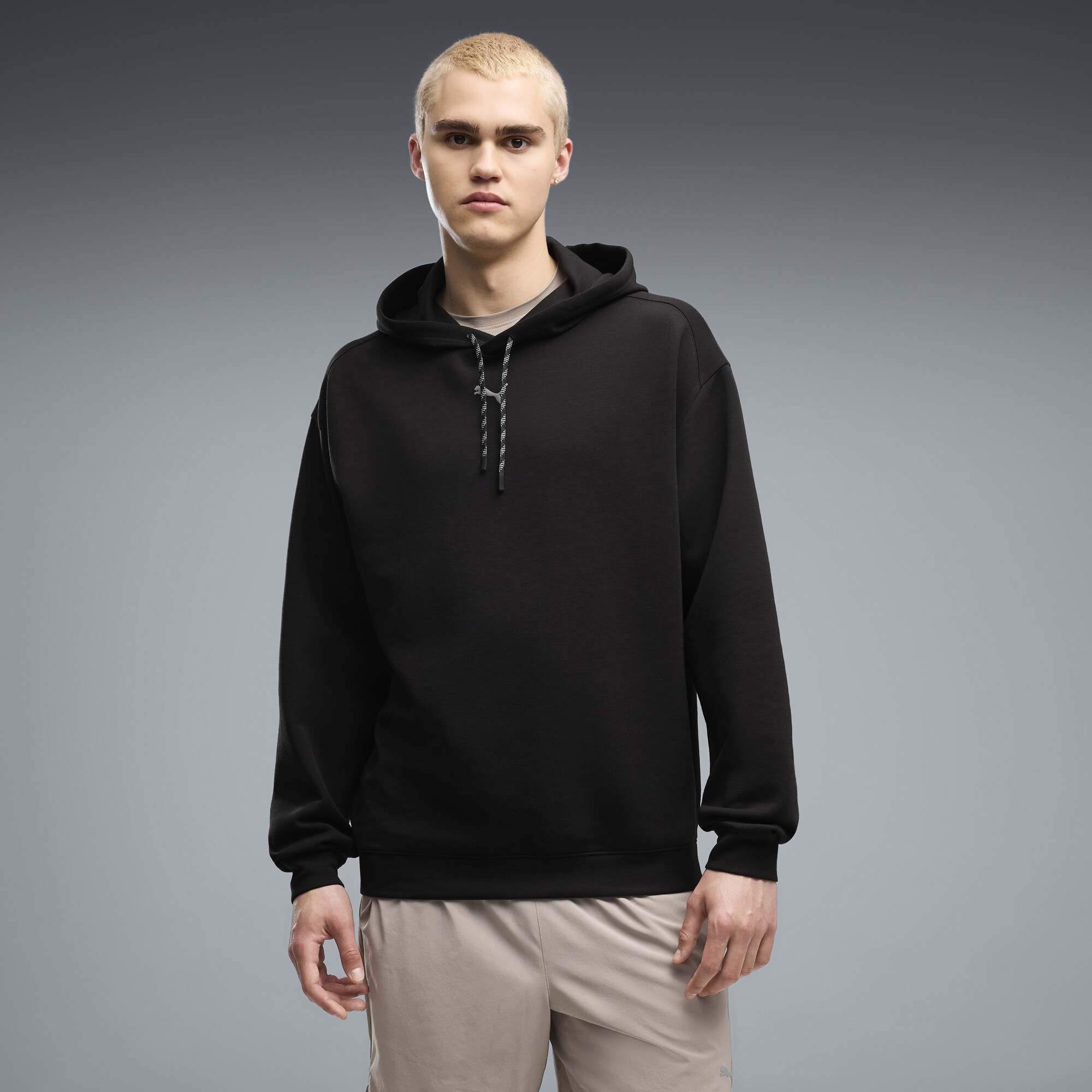 PUMA Cloudspun Ultra Soft Men's Training Hoodie in Black, Size XS