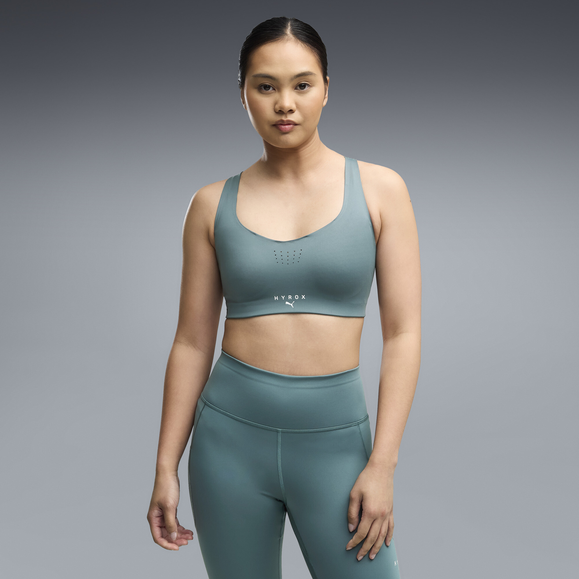 Puma x HYROX PWRMODE Sportbeha voor Dames, Maat 4XL