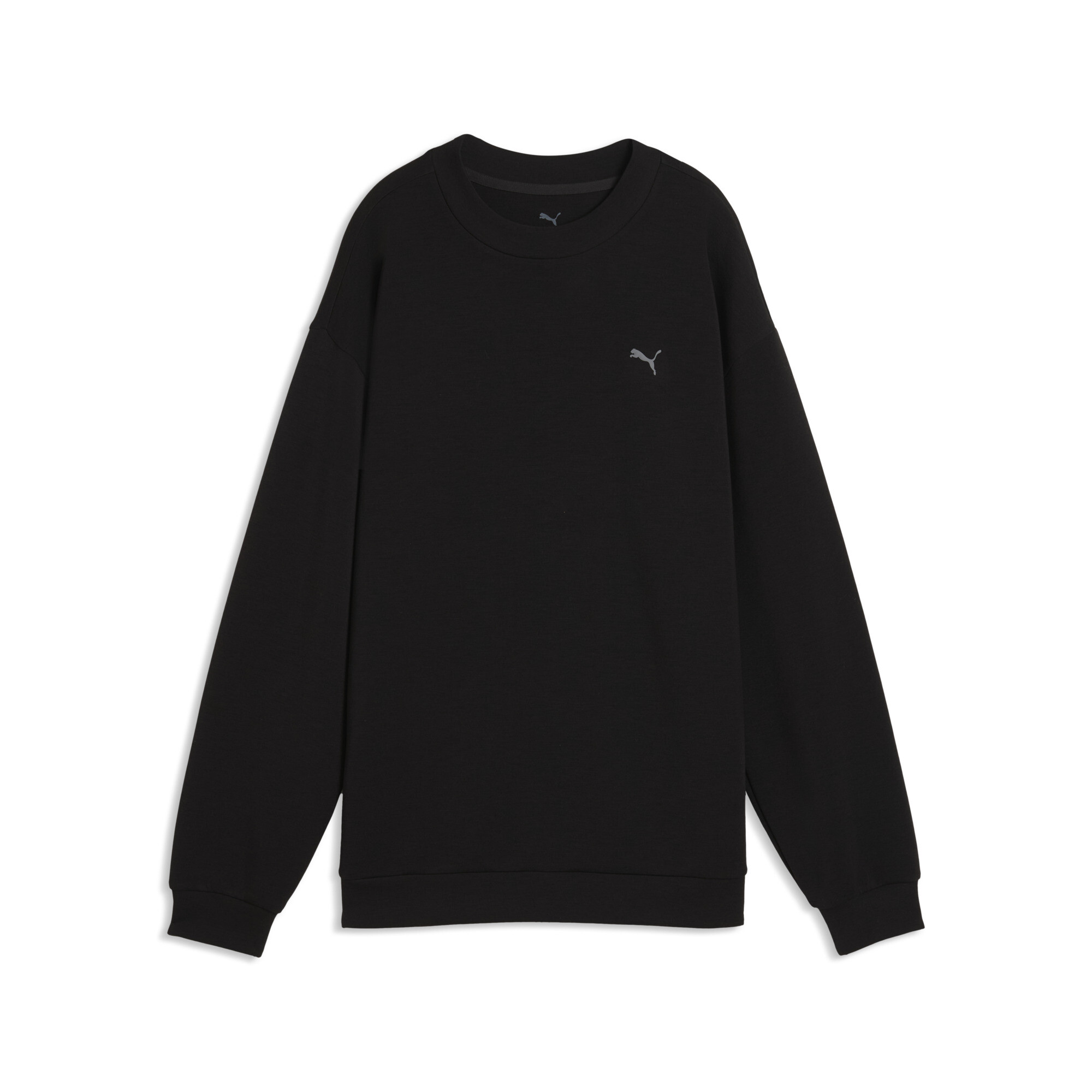 PUMA CLOUDSPUN Relaxed Crew Neck Top Damen, Accessoires, Schwarz, XXS