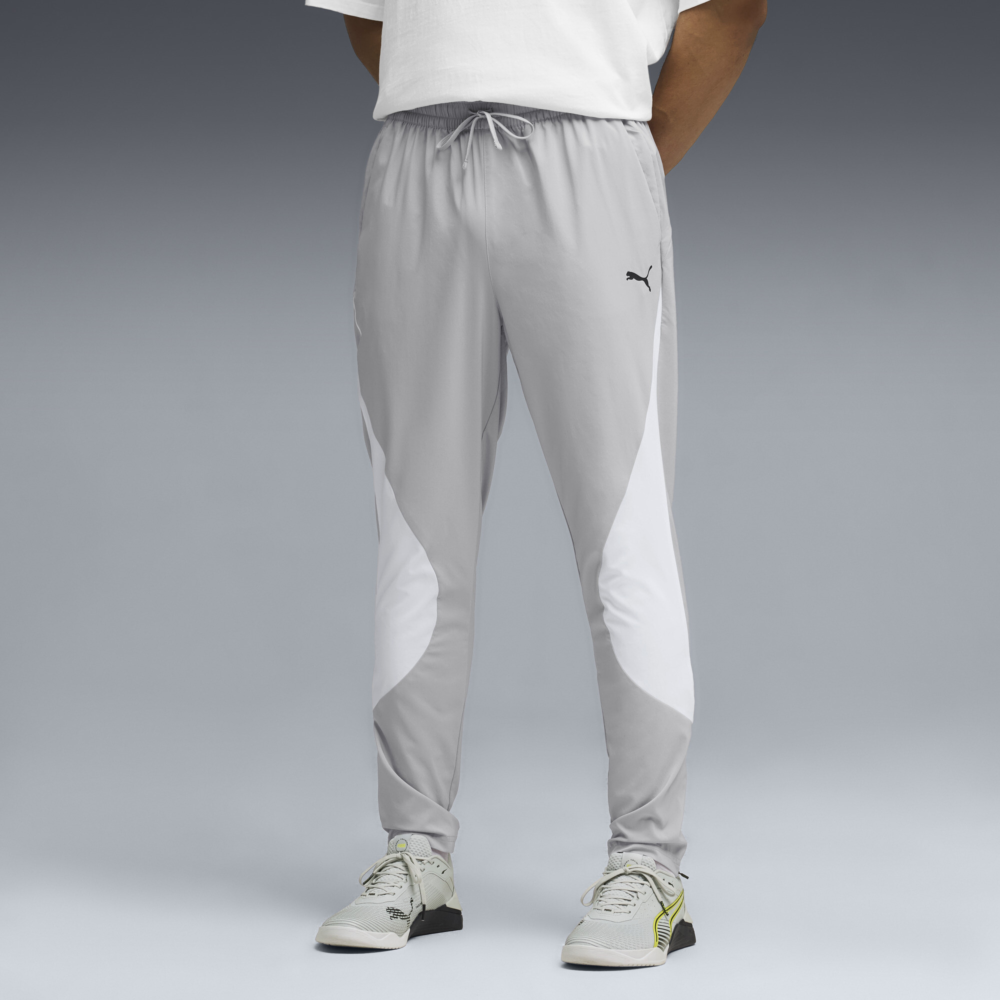PUMA Train All Day Men's Warm Up Training Pants in Grey, Size S
