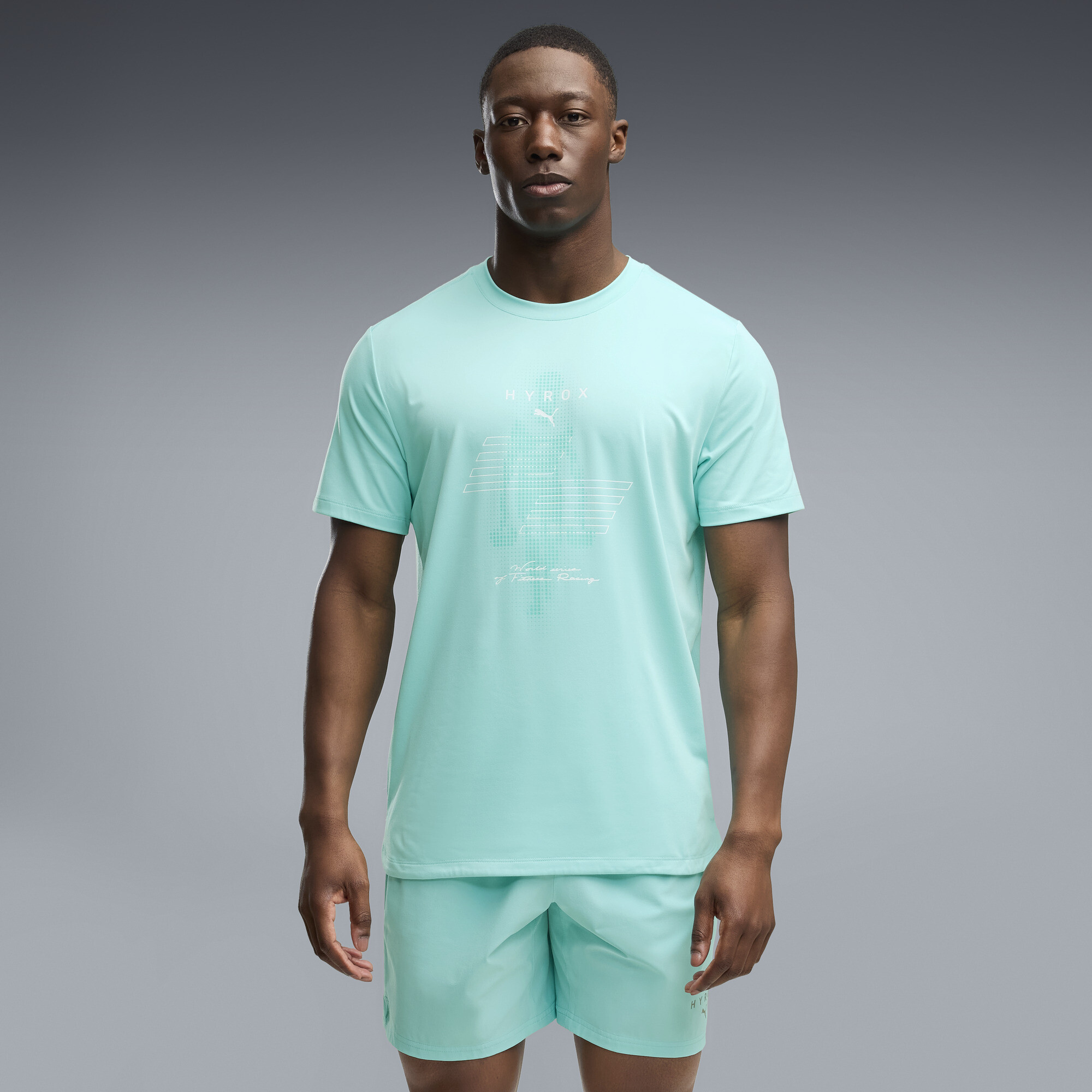 Puma X Hyrox Cloudspun ThermoAdapt T-Shirt Herren, Accessoires, Grün, Xs