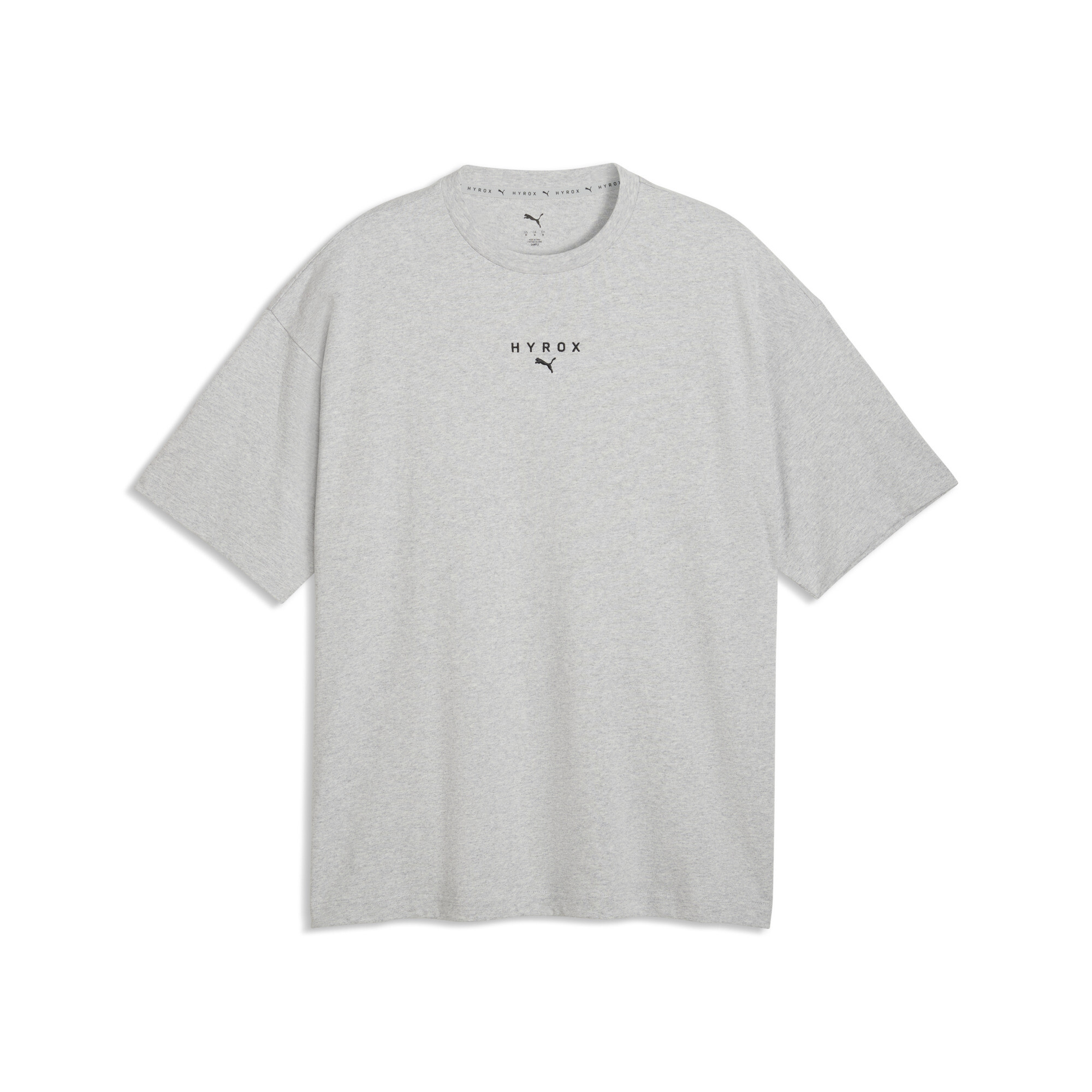PUMA x HYROX Lifestyle Oversized T-shirt voor Heren, Grijs, Maat S