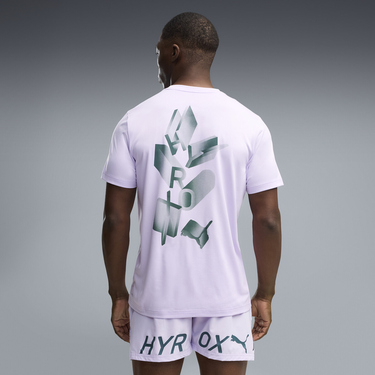 PUMA x HYROX Graphic T-Shirt Men in Light Lavender, XS