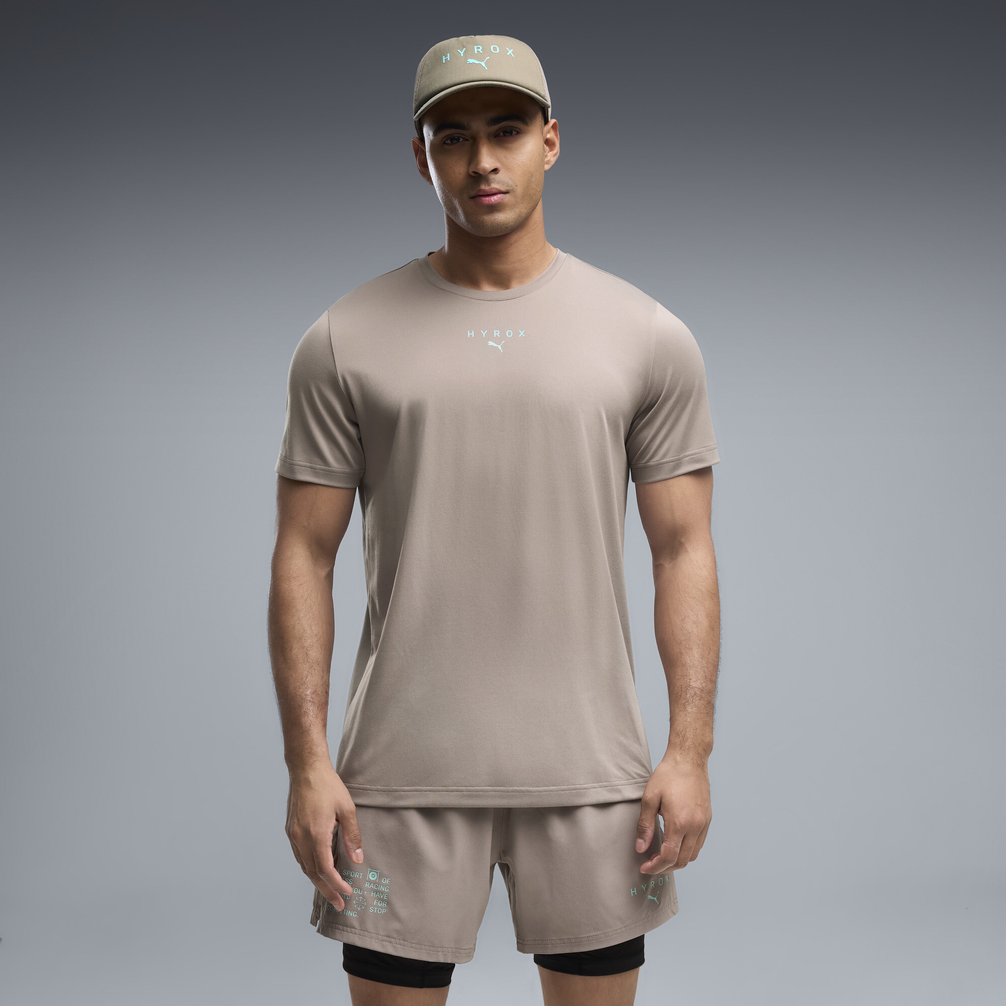 Polera estampada PUMA x HYROX para hombre