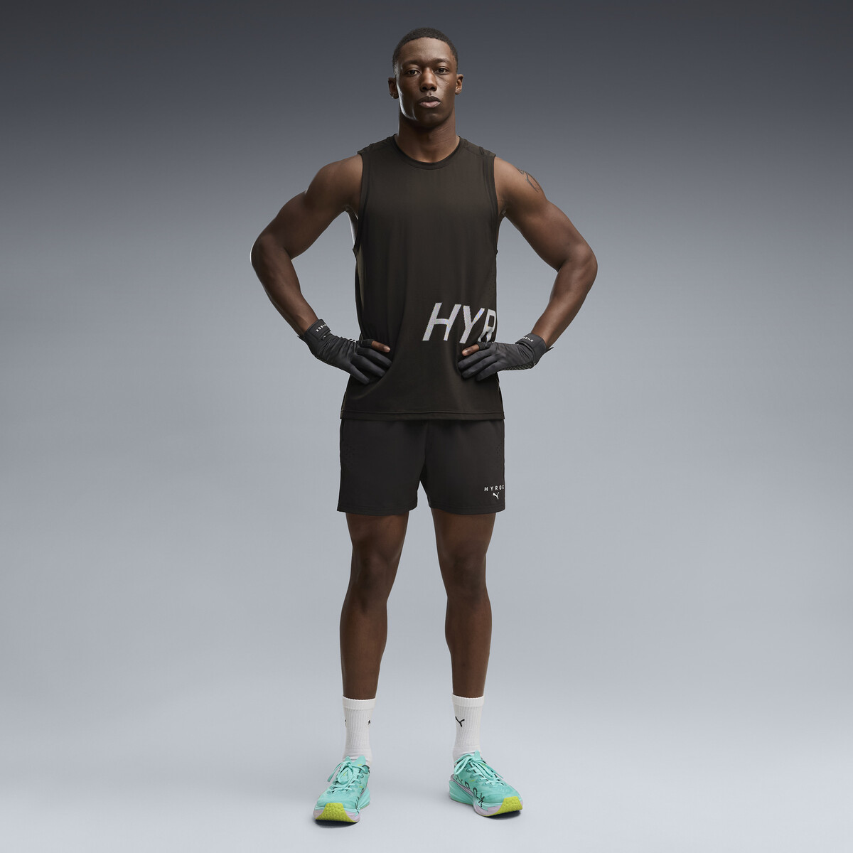PUMA x HYROX PWRMODE 5-inch Shorts Men in Black, XS